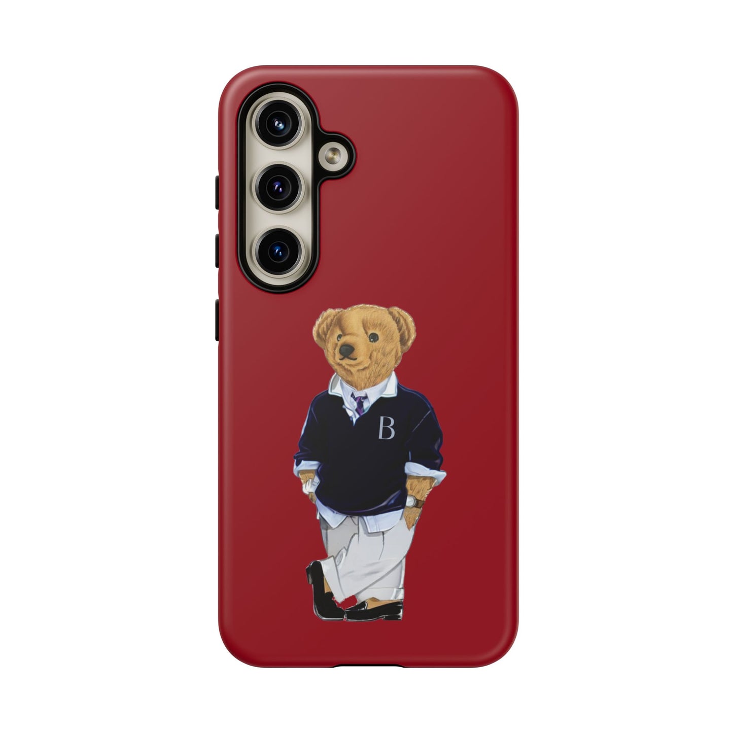 Red Bear Though Phone Case