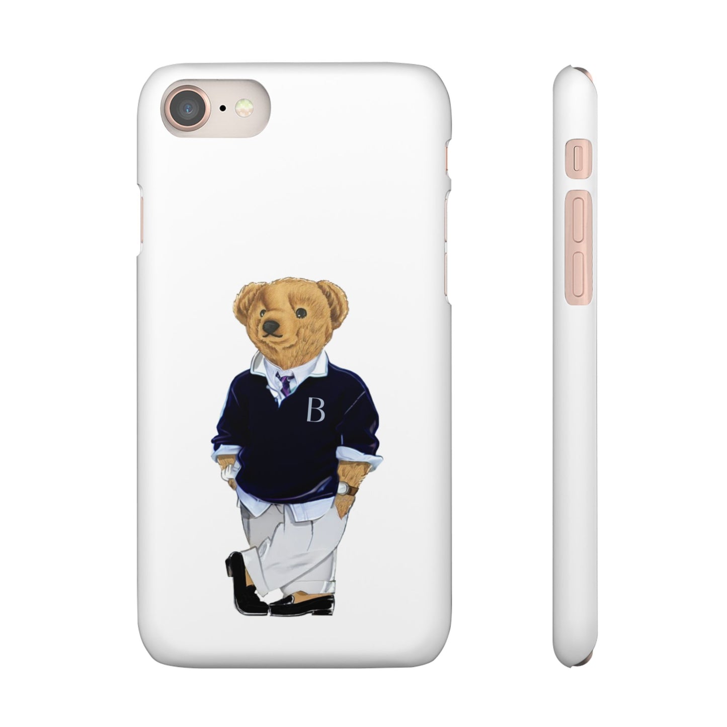 White Bear Snap Case – Bold & Stylish