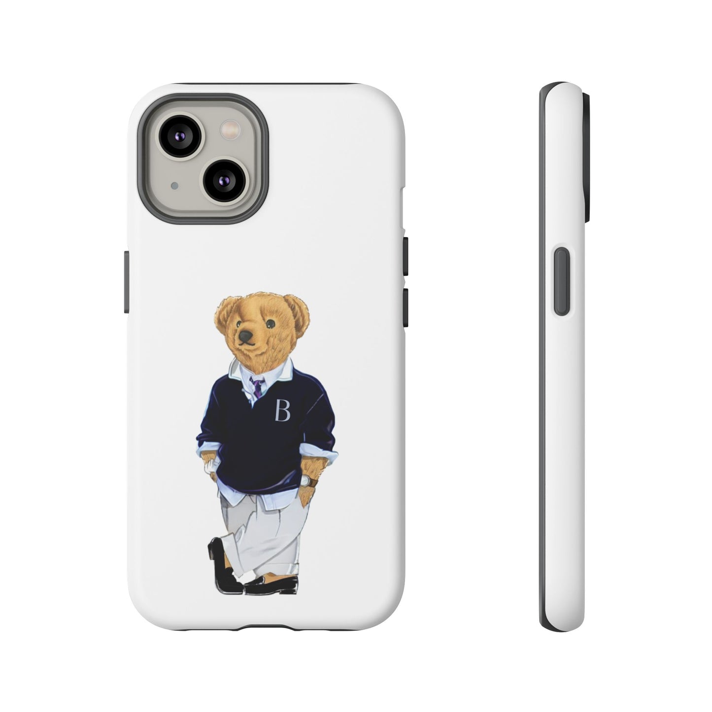 White Bear Though Phone Case