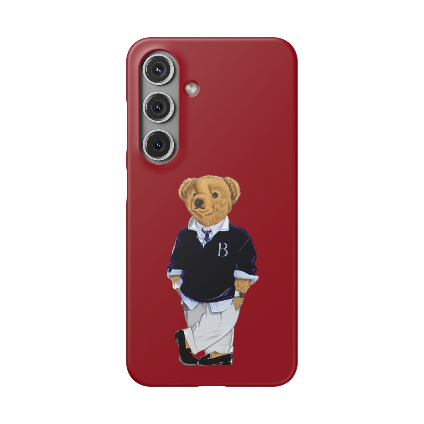 Red Bear Snap Case – Bold & Stylish