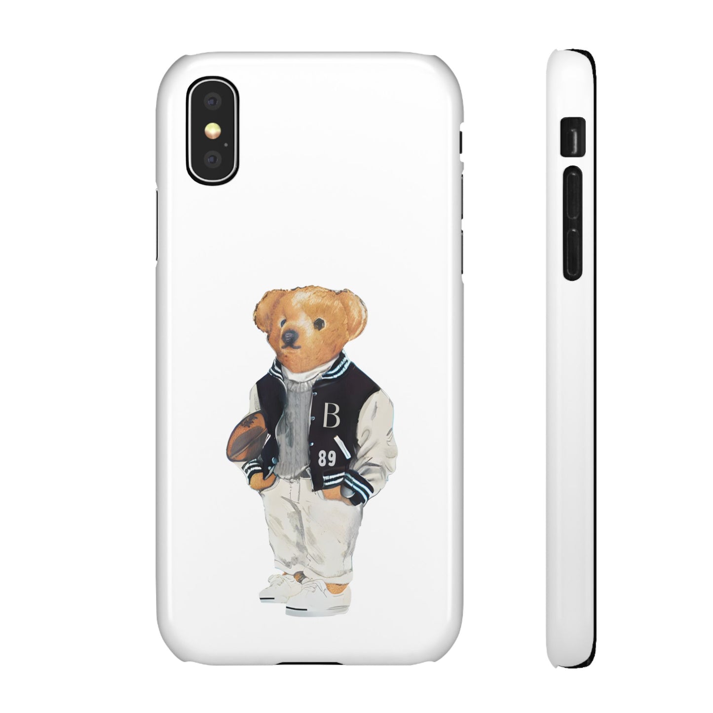 White Bear Snap Case – Bold & Stylish