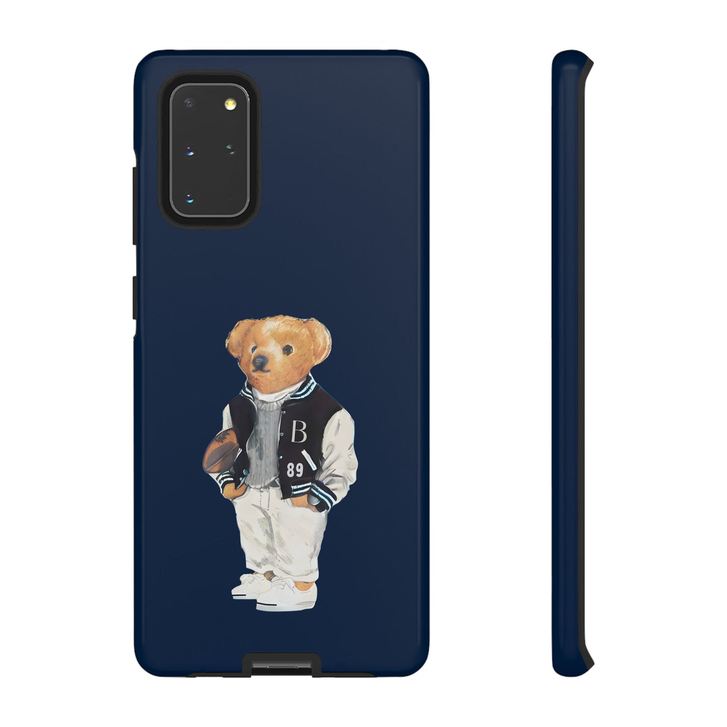 Dark Blue Tough Bear Phone Case