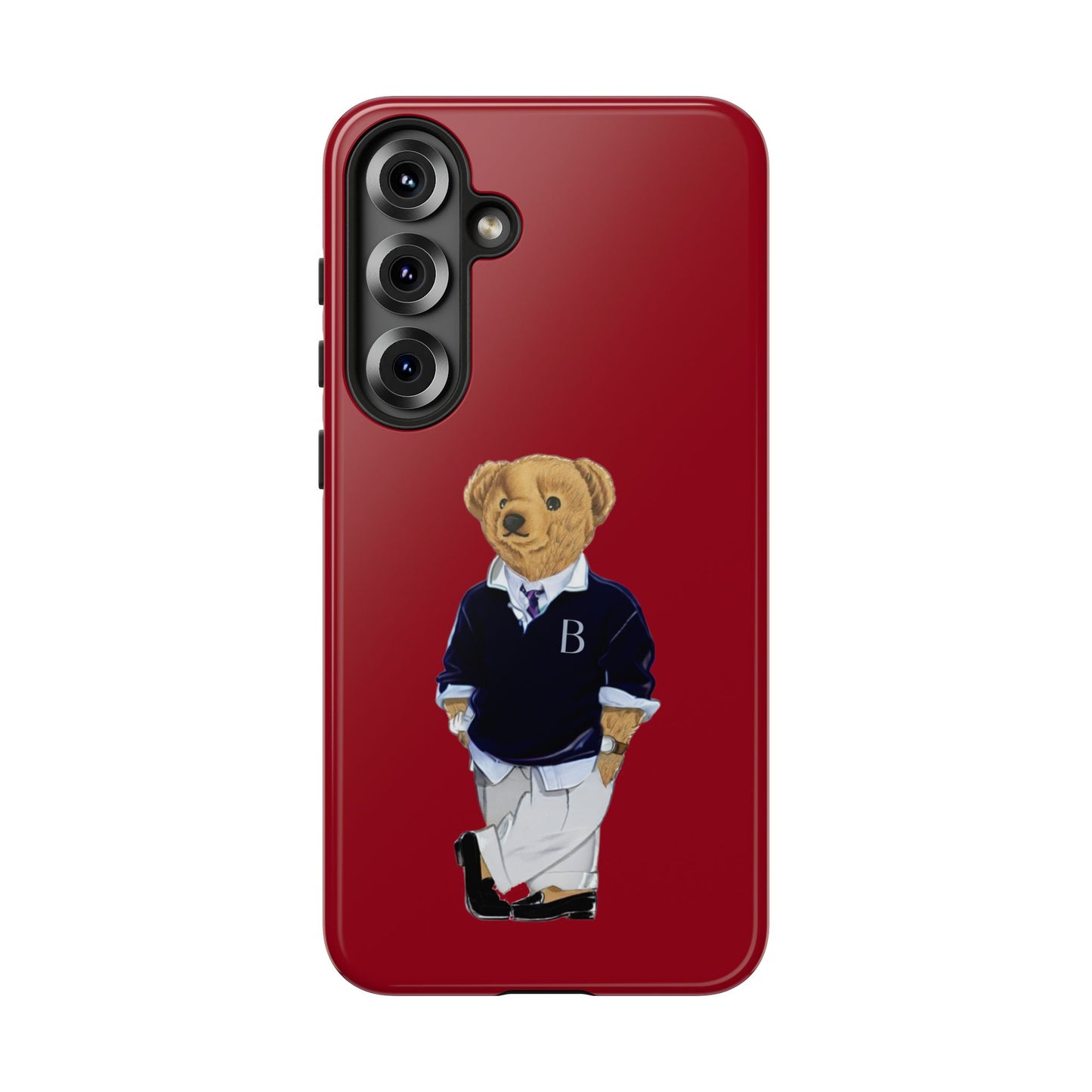 Red Bear Though Phone Case