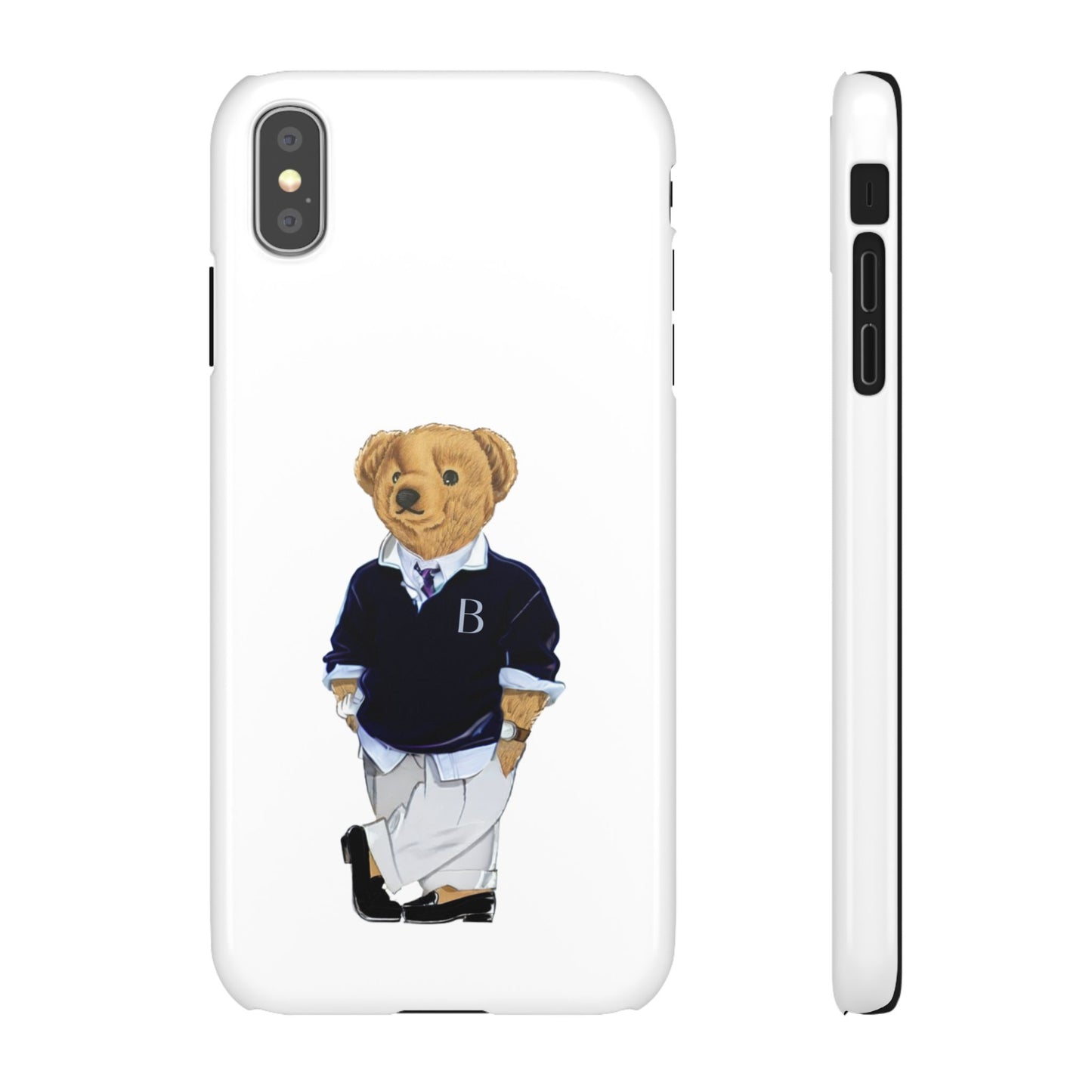 White Bear Snap Case – Bold & Stylish