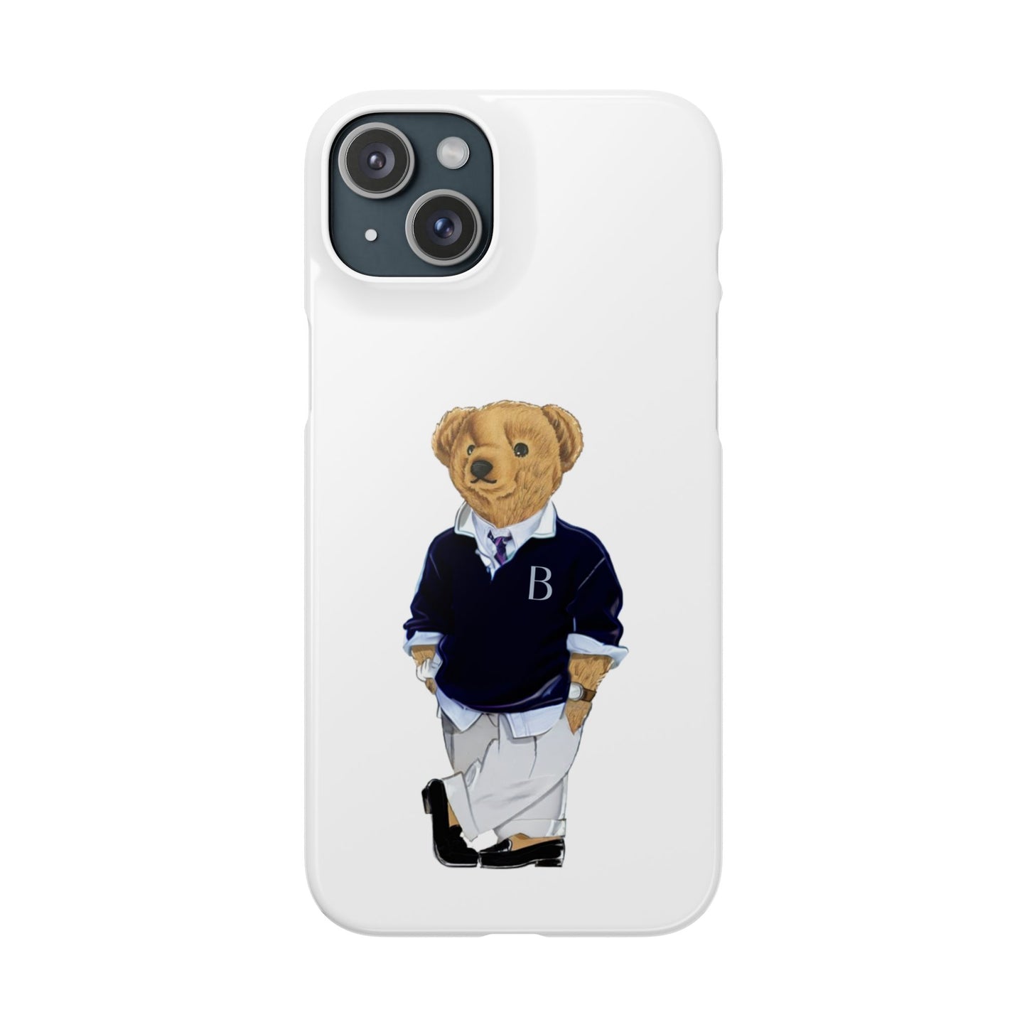 White Bear Snap Case – Bold & Stylish