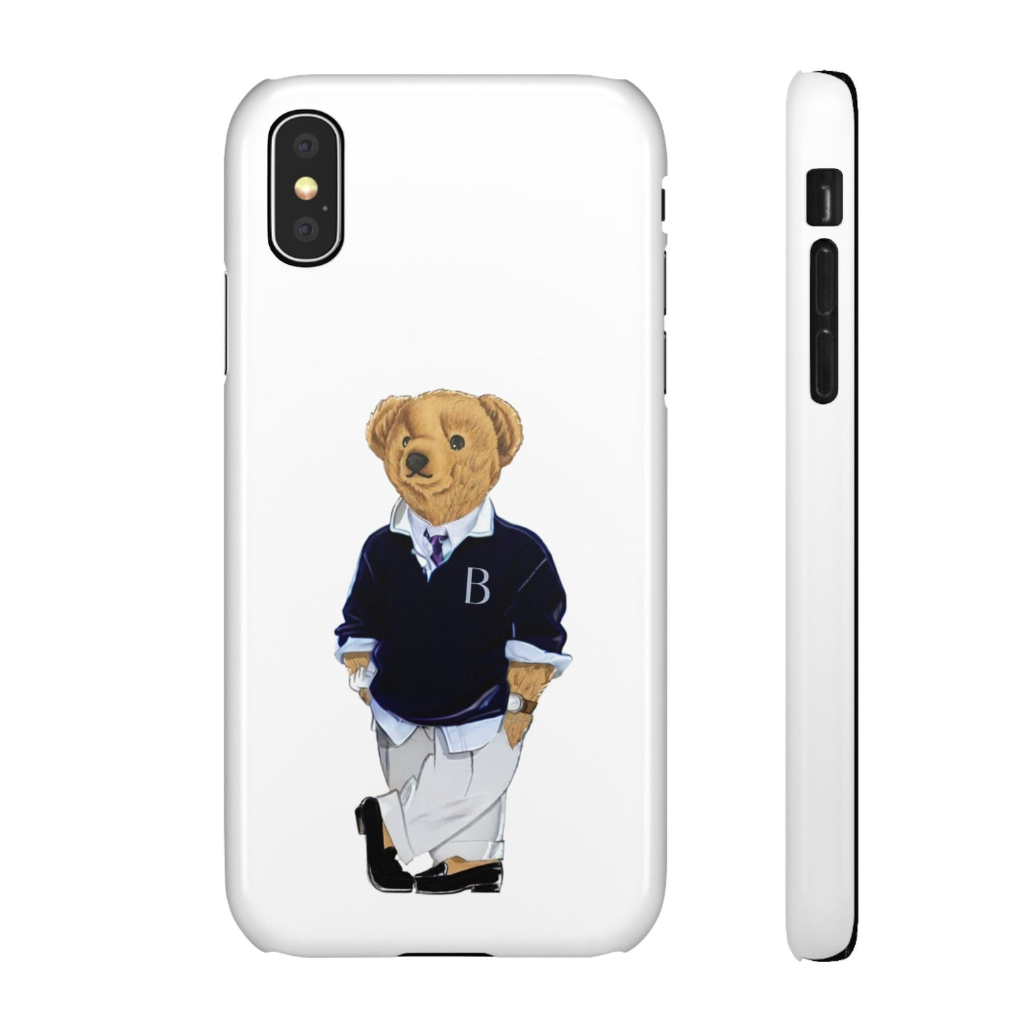 White Bear Snap Case – Bold & Stylish