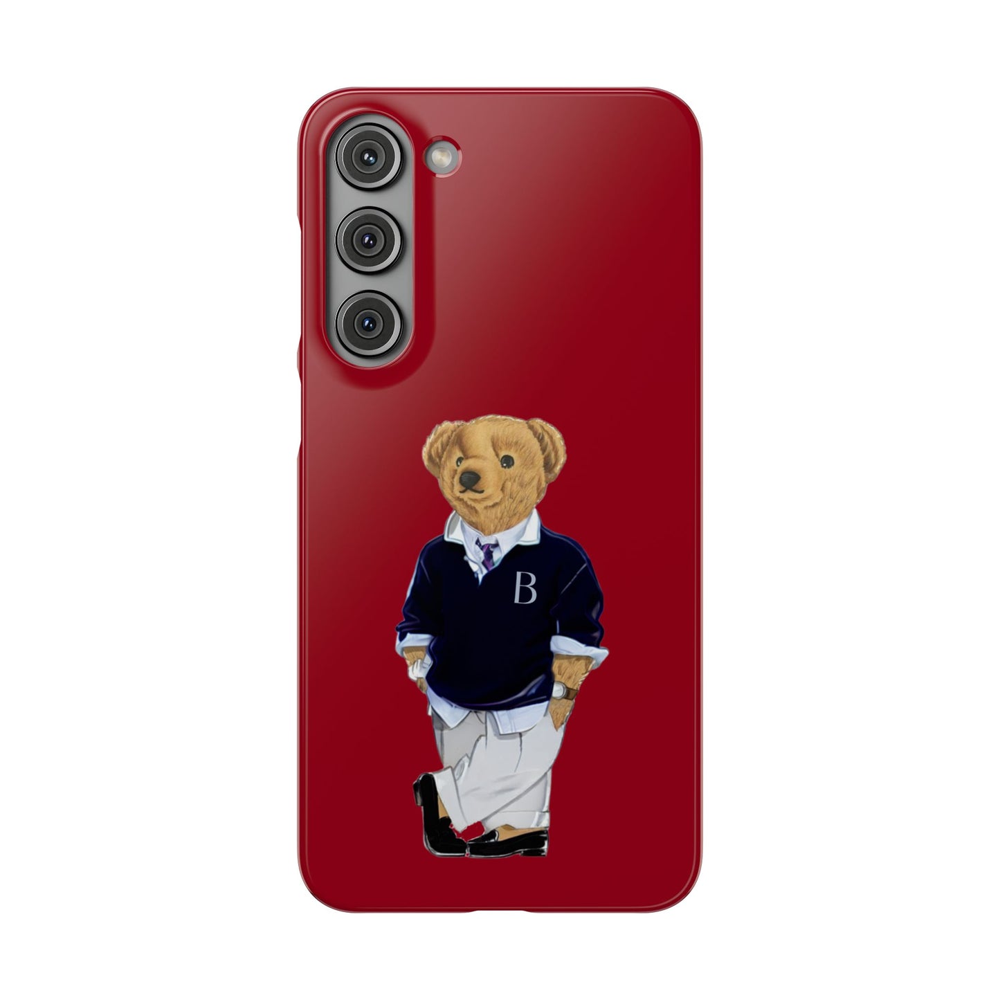 Red Bear Snap Case – Bold & Stylish