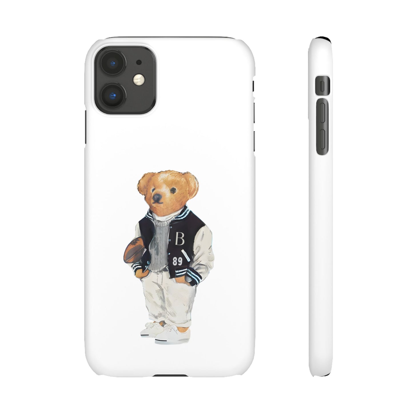 White Bear Snap Case – Bold & Stylish