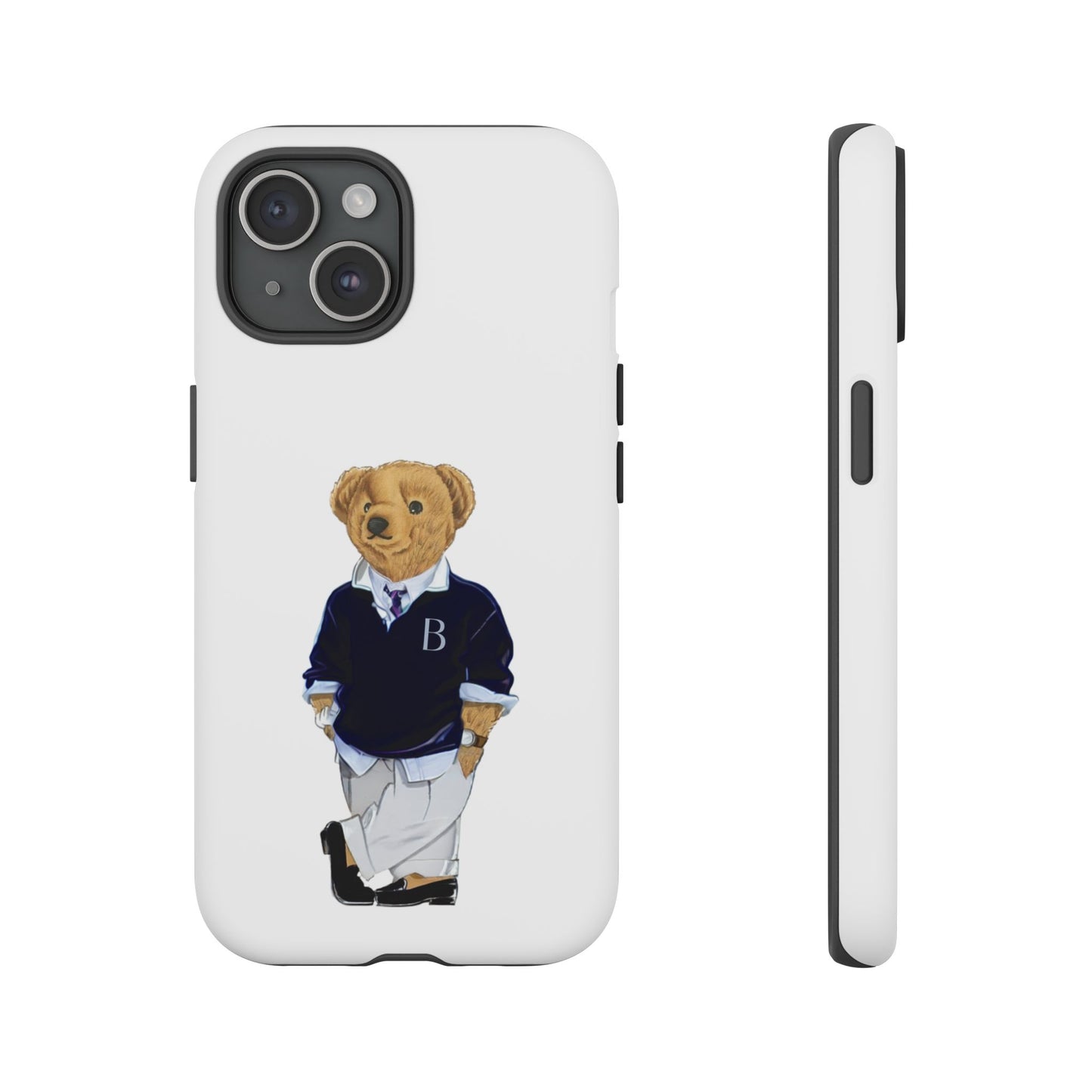 White Bear Though Phone Case