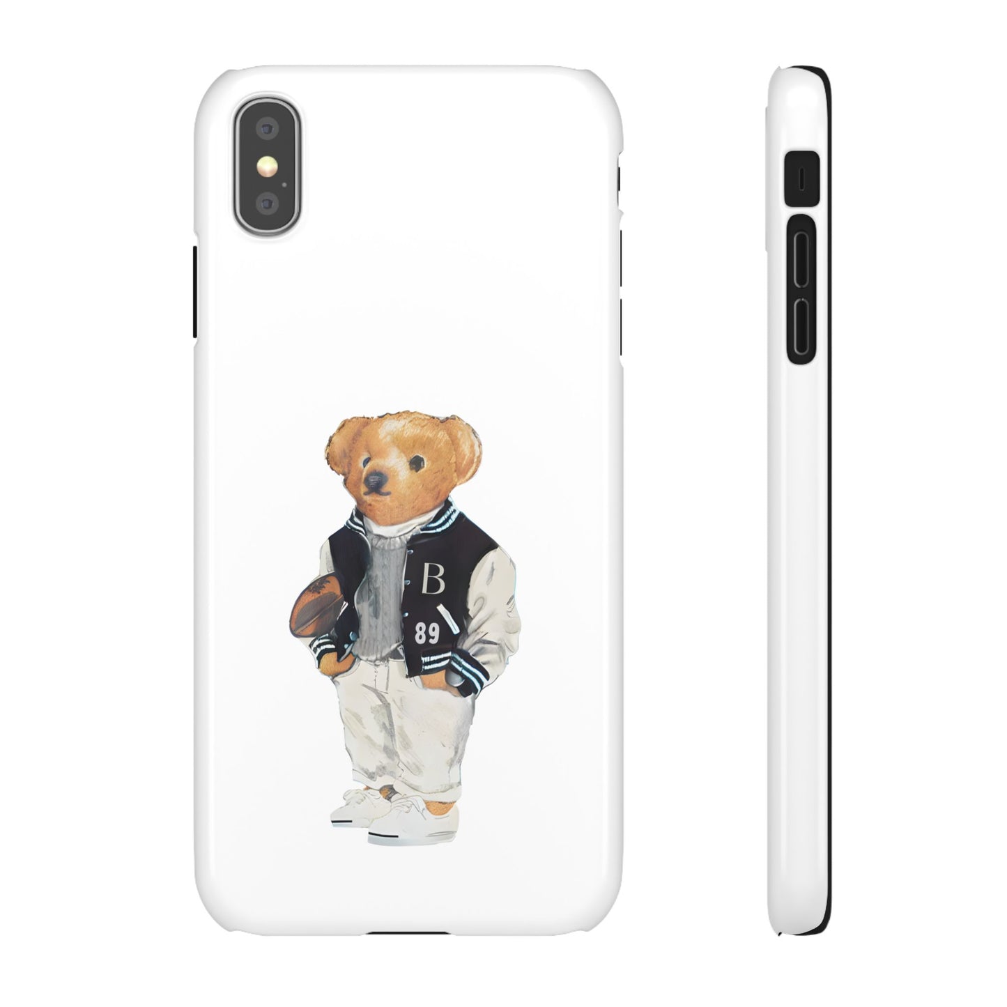 White Bear Snap Case – Bold & Stylish