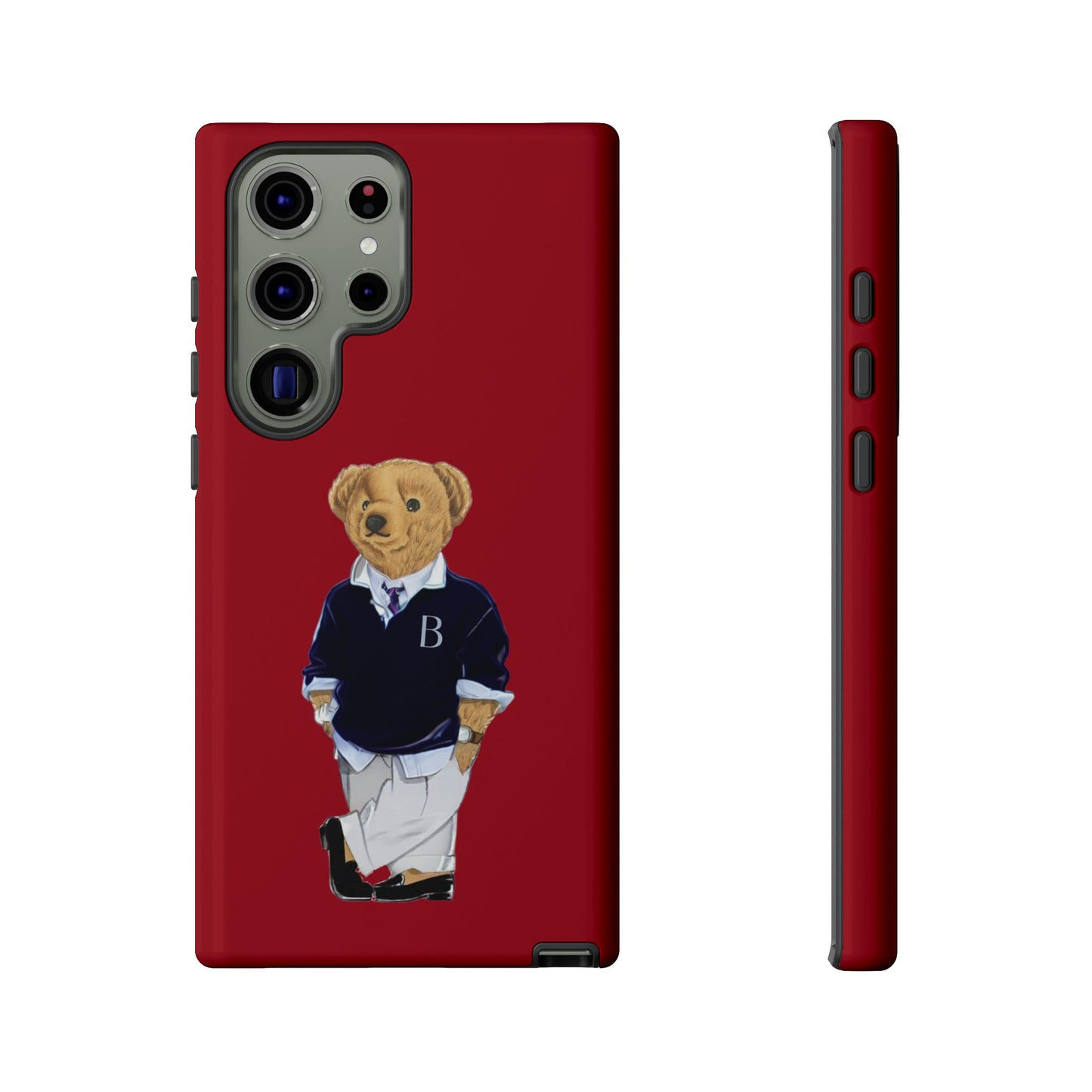 Red Bear Though Phone Case