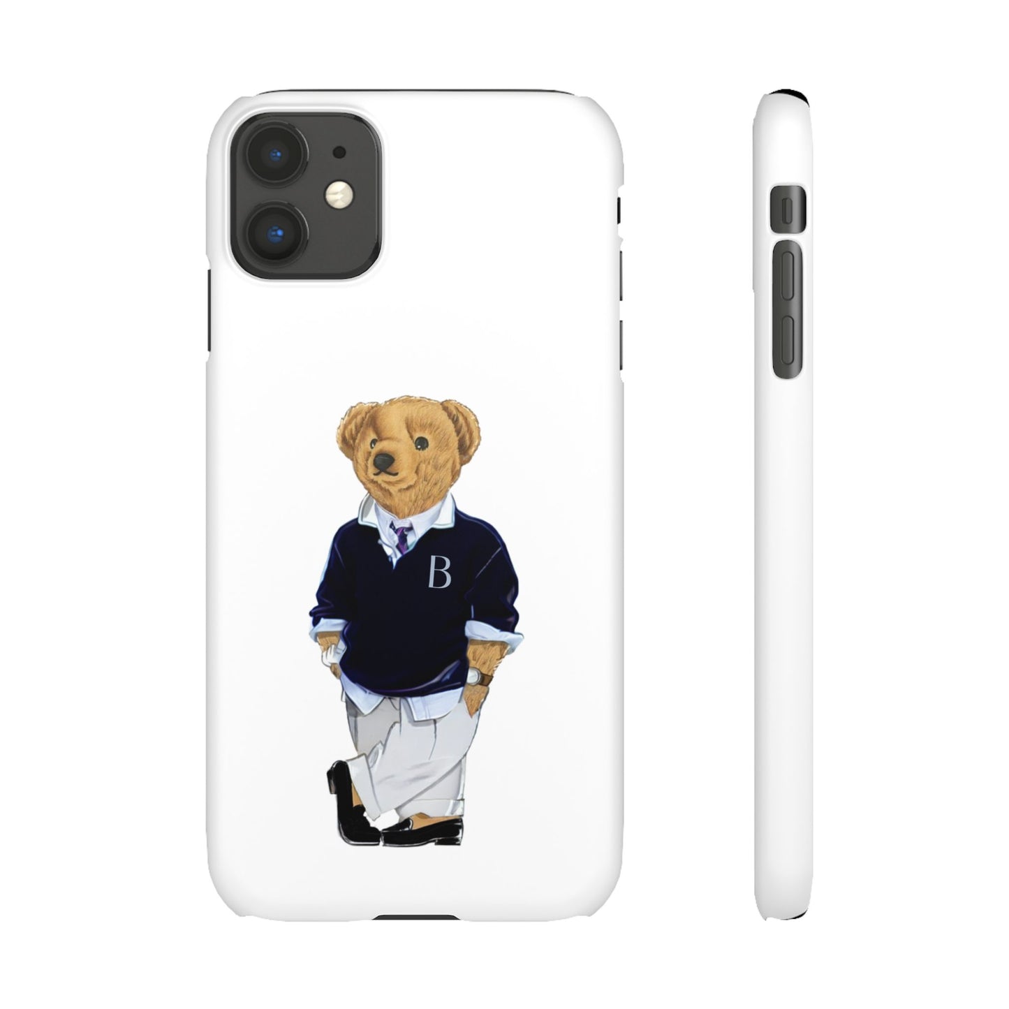 White Bear Snap Case – Bold & Stylish