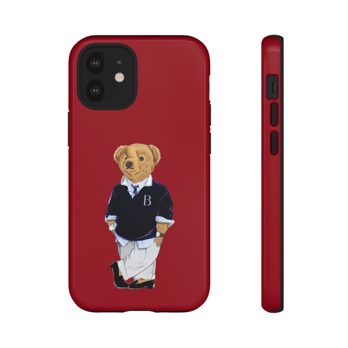 Red Bear Though Phone Case