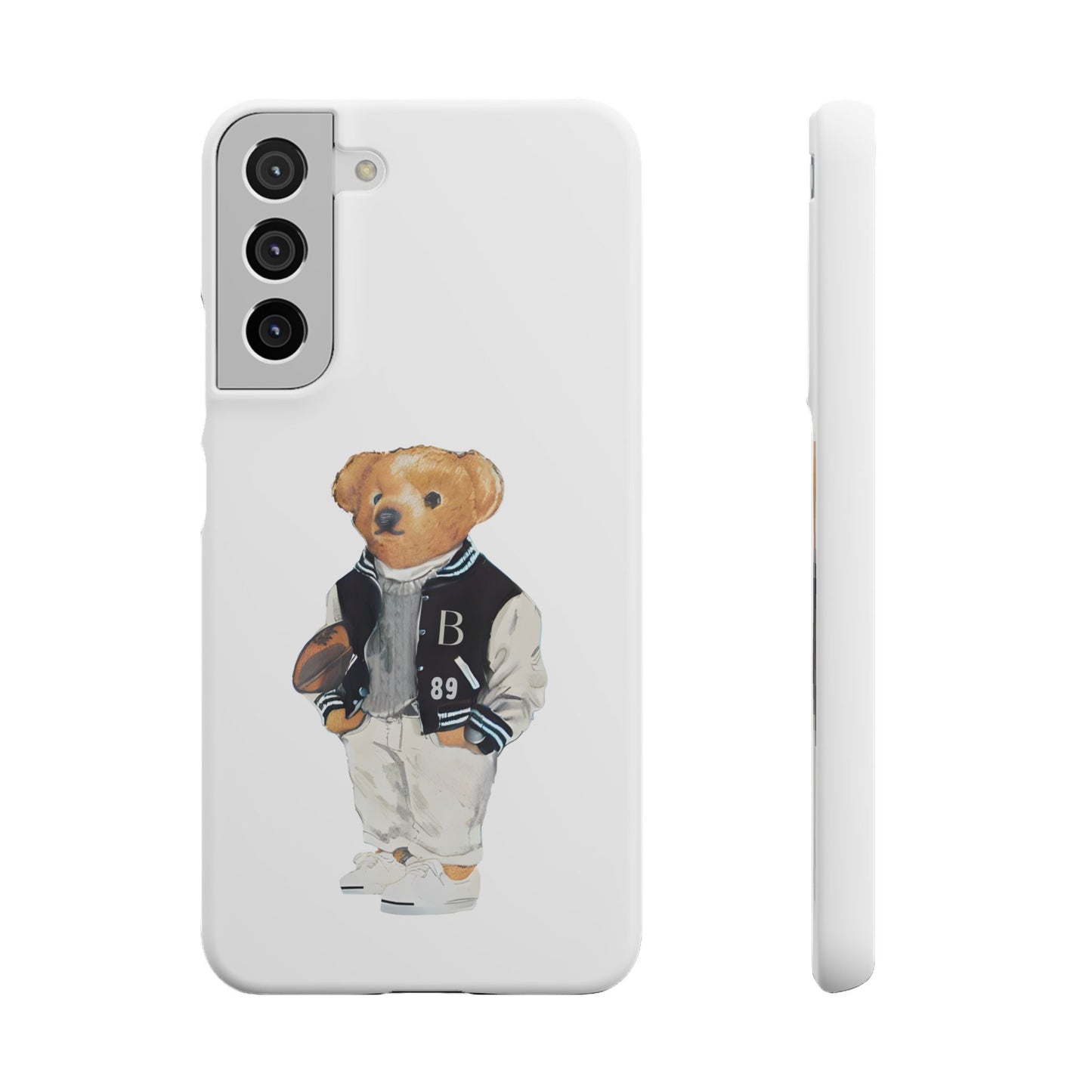 White Bear Snap Case – Bold & Stylish