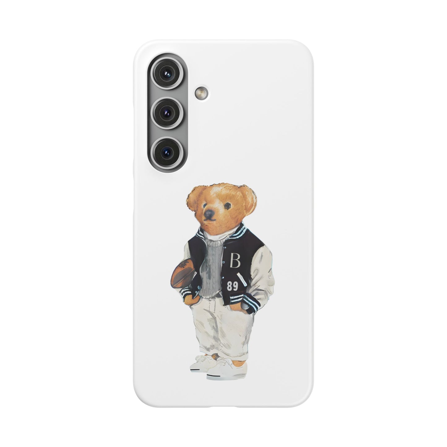 White Bear Snap Case – Bold & Stylish