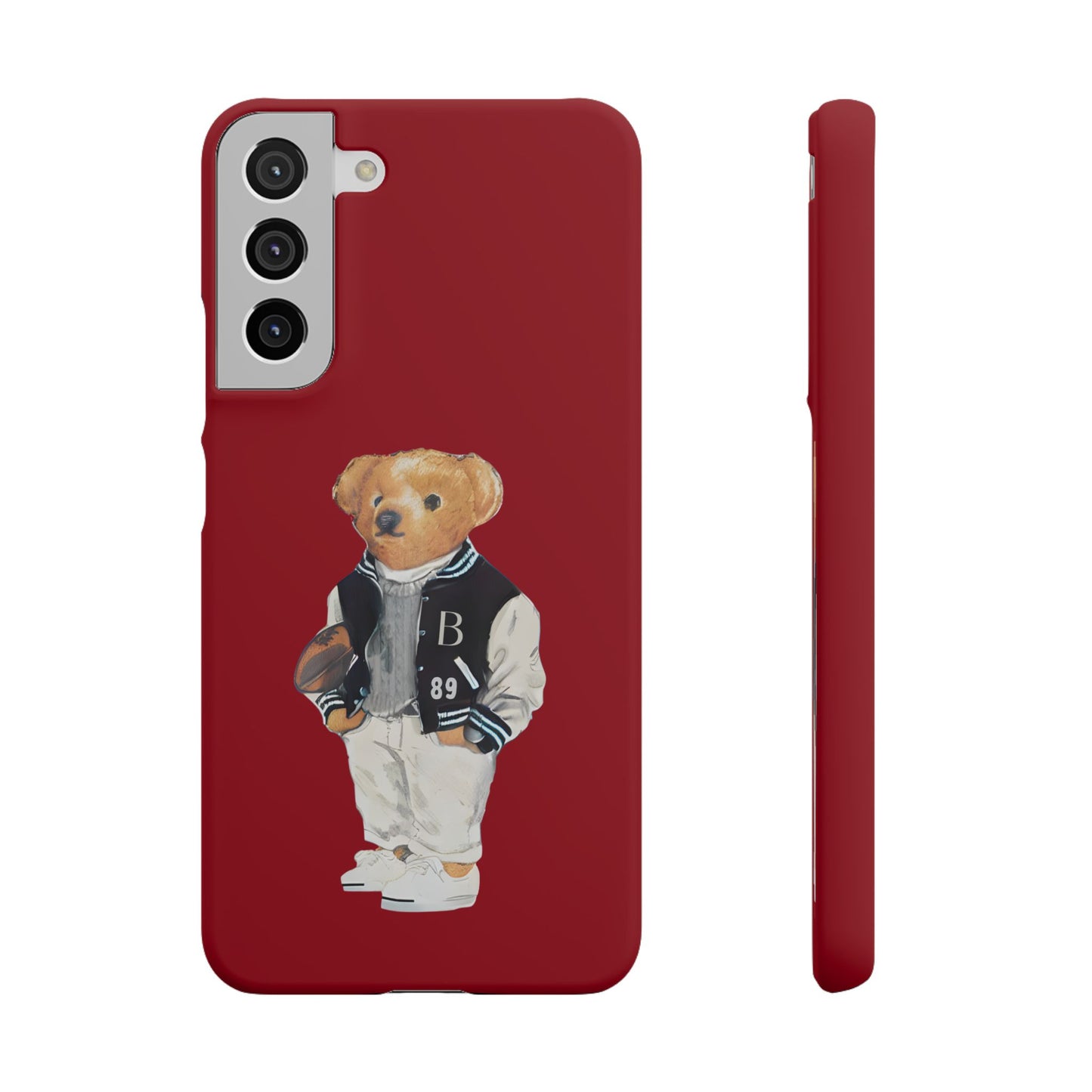 Red Bear Snap Case – Bold & Stylish