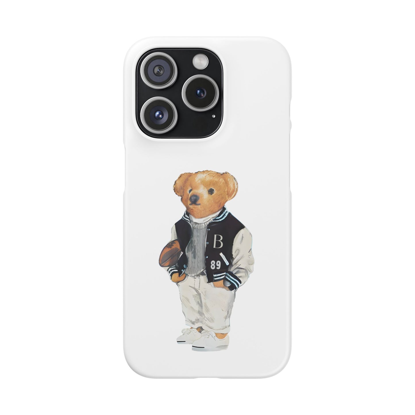 White Bear Snap Case – Bold & Stylish