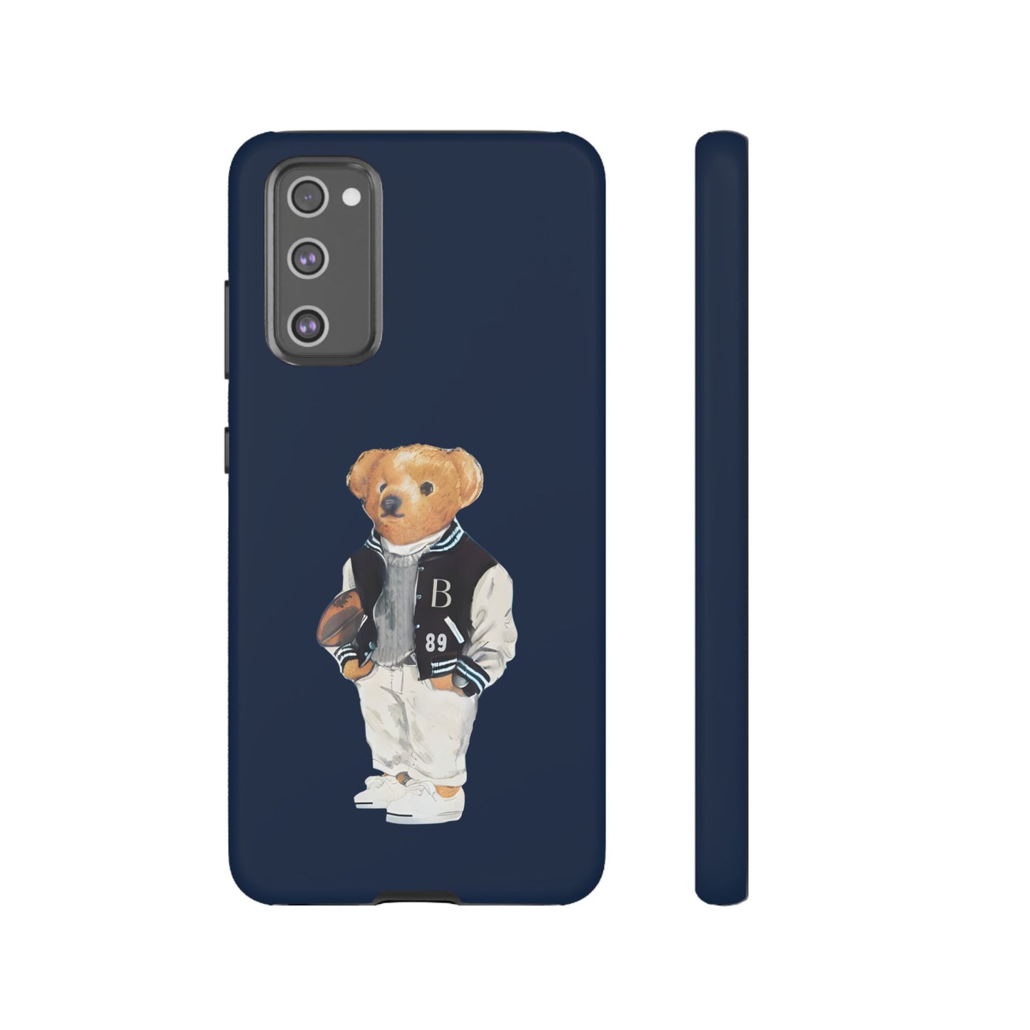 Dark Blue Tough Bear Phone Case