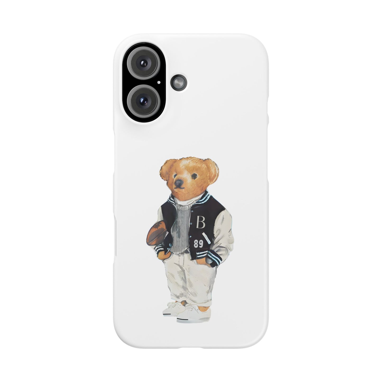 White Bear Snap Case – Bold & Stylish