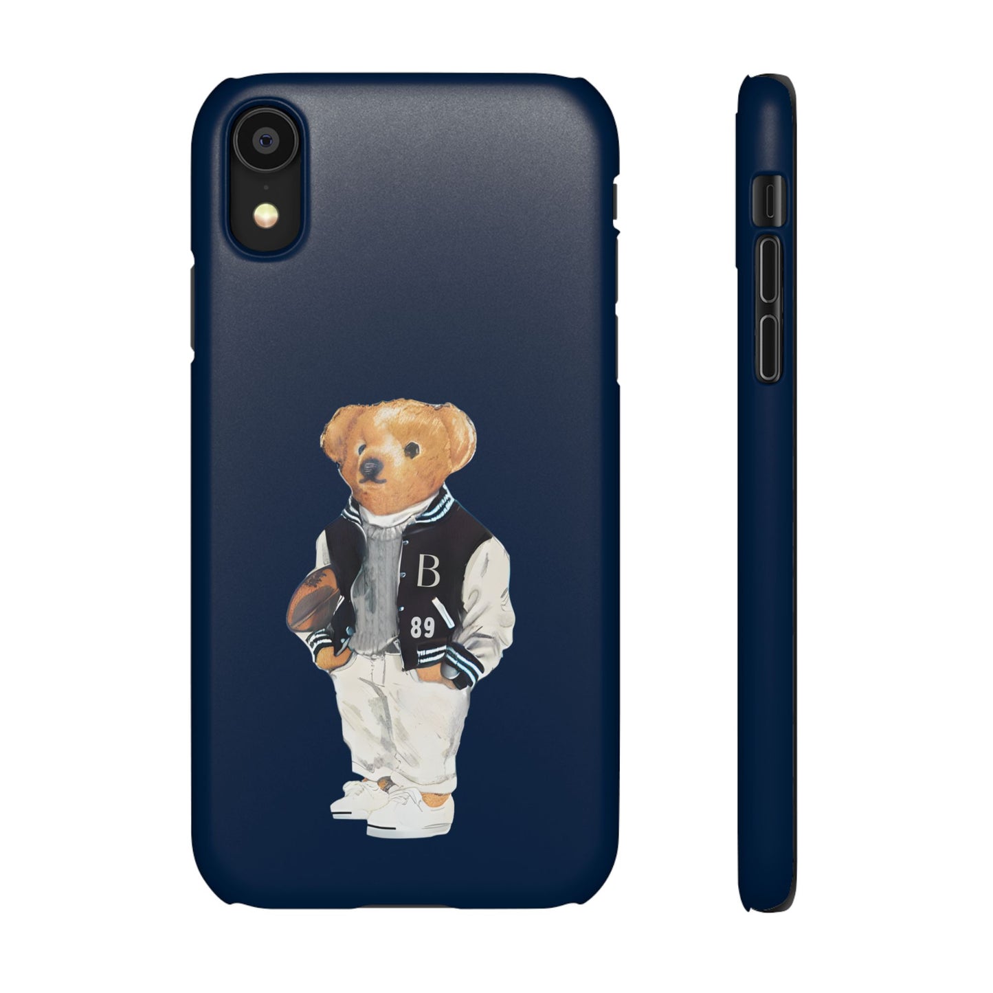 Dark Blue Bear Snap Case – Bold & Stylish