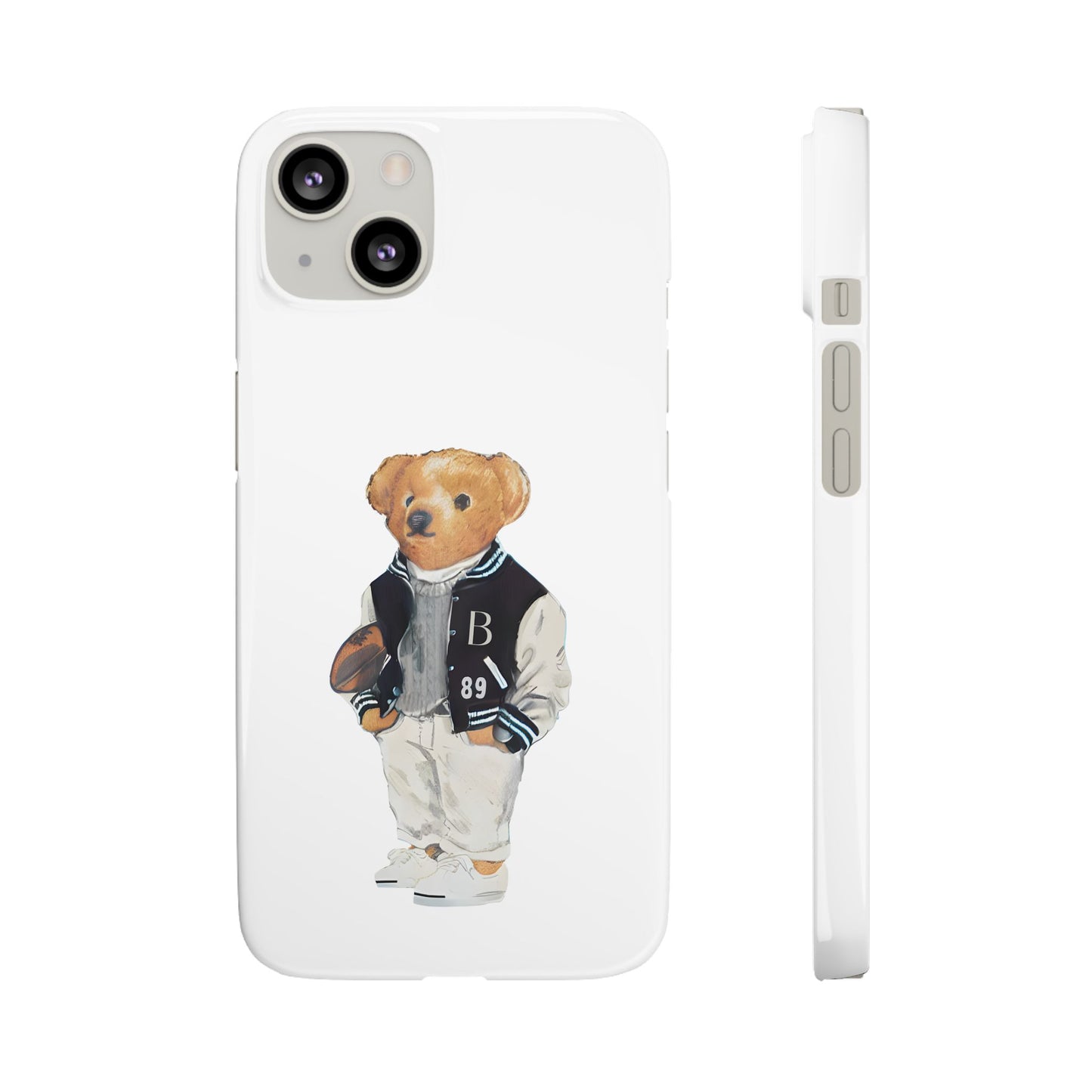 White Bear Snap Case – Bold & Stylish