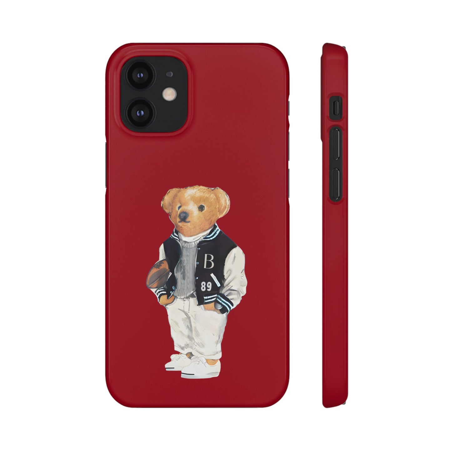 Red Bear Snap Case – Bold & Stylish