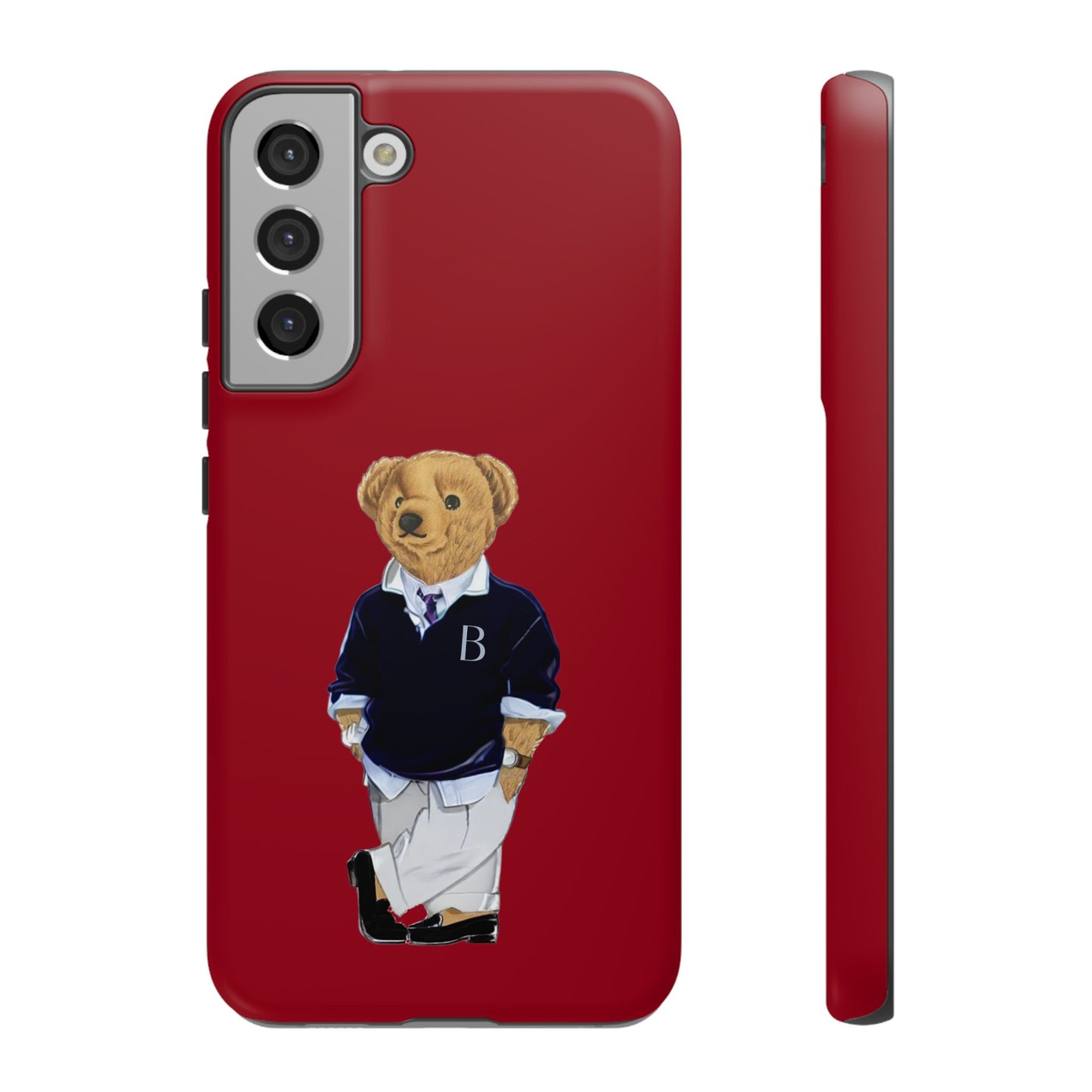 Red Bear Though Phone Case