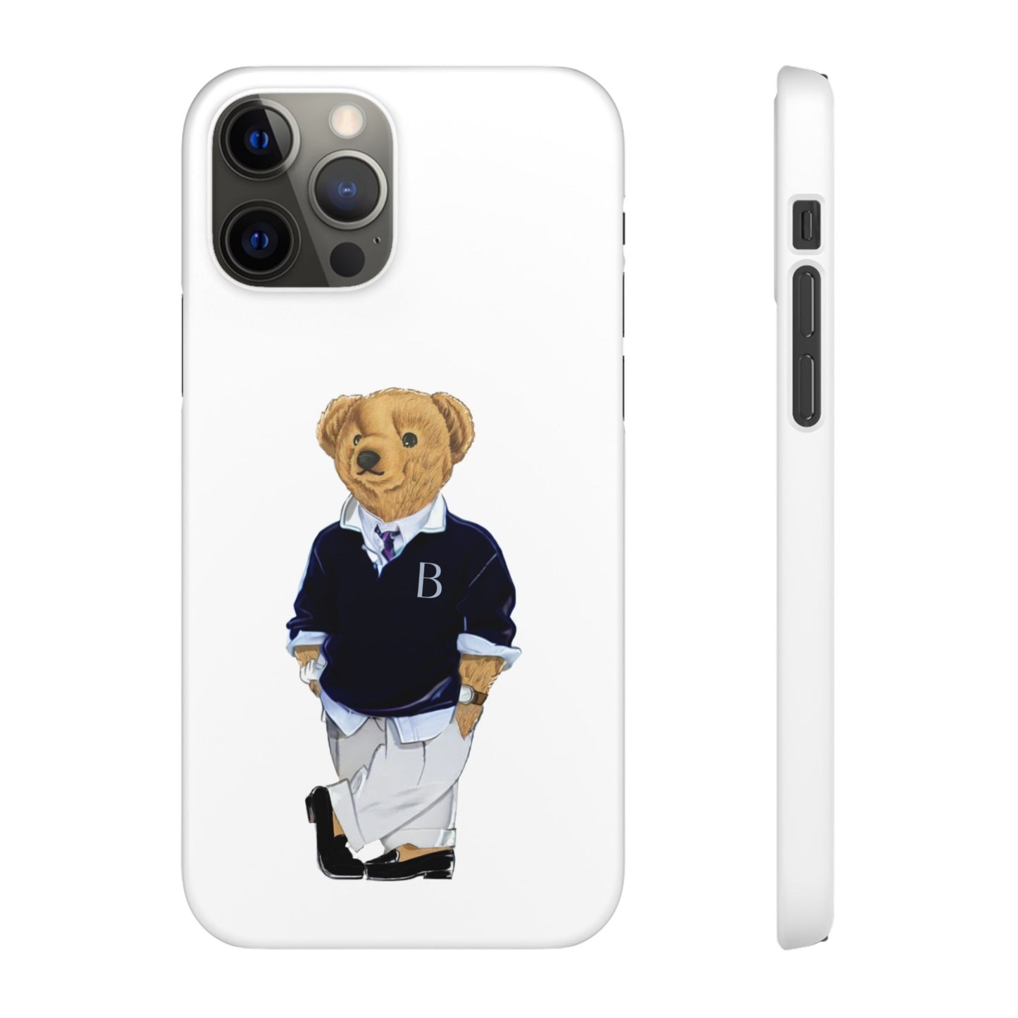 White Bear Snap Case – Bold & Stylish