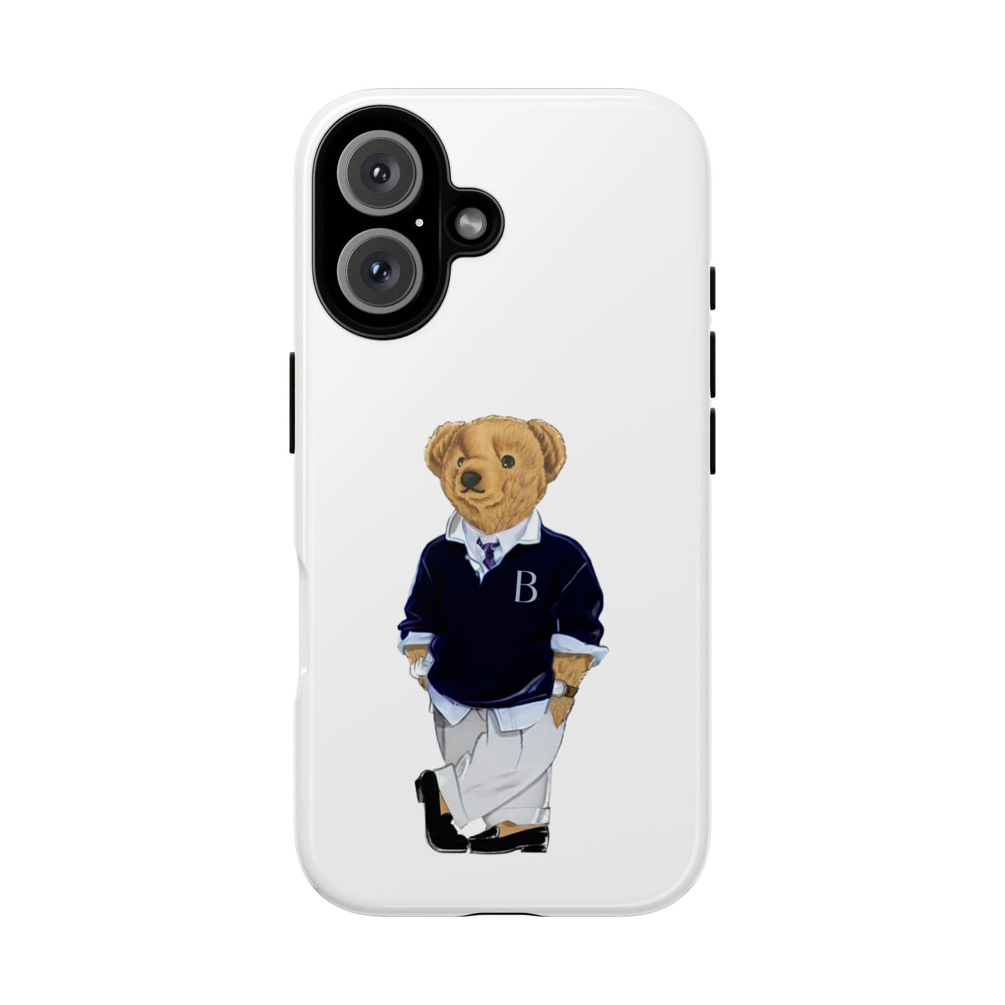 White Bear Though Phone Case