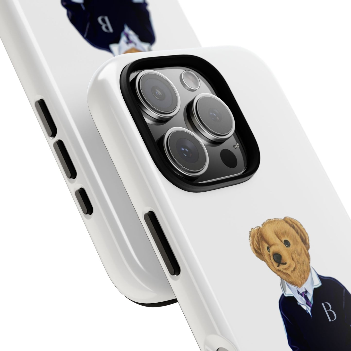 White Bear Though Phone Case