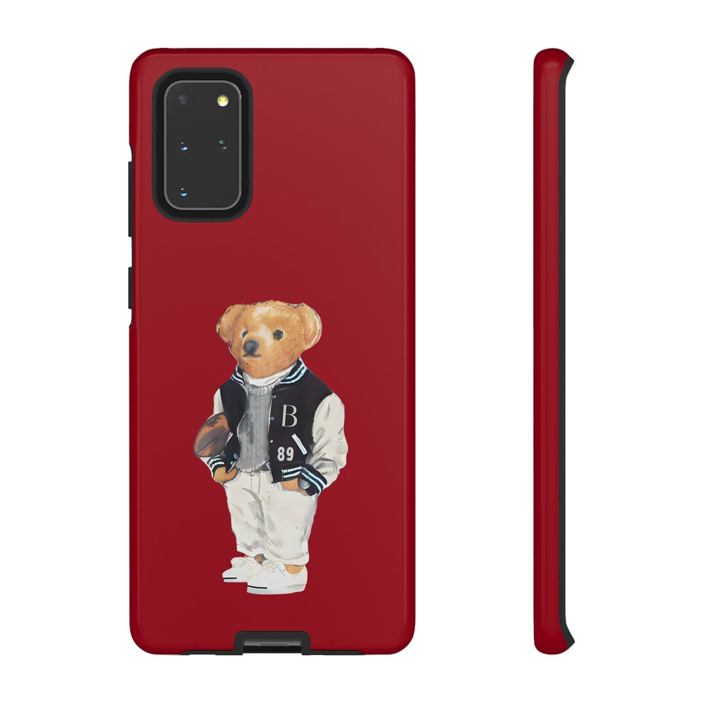 Red Tough Bear Phone Case