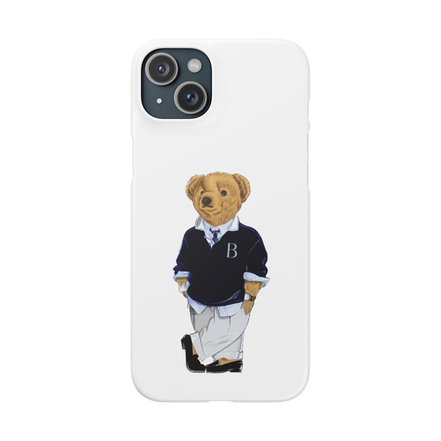 White Bear Snap Case – Bold & Stylish