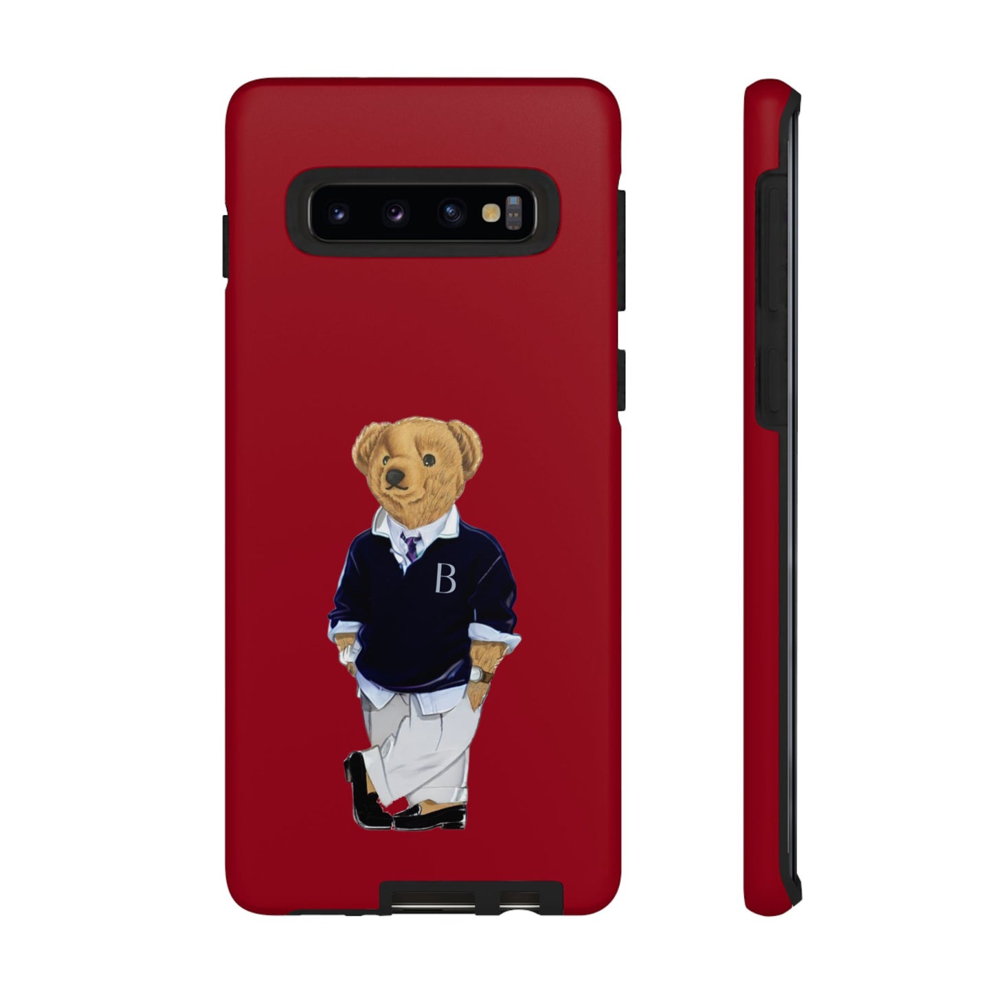 Red Bear Though Phone Case