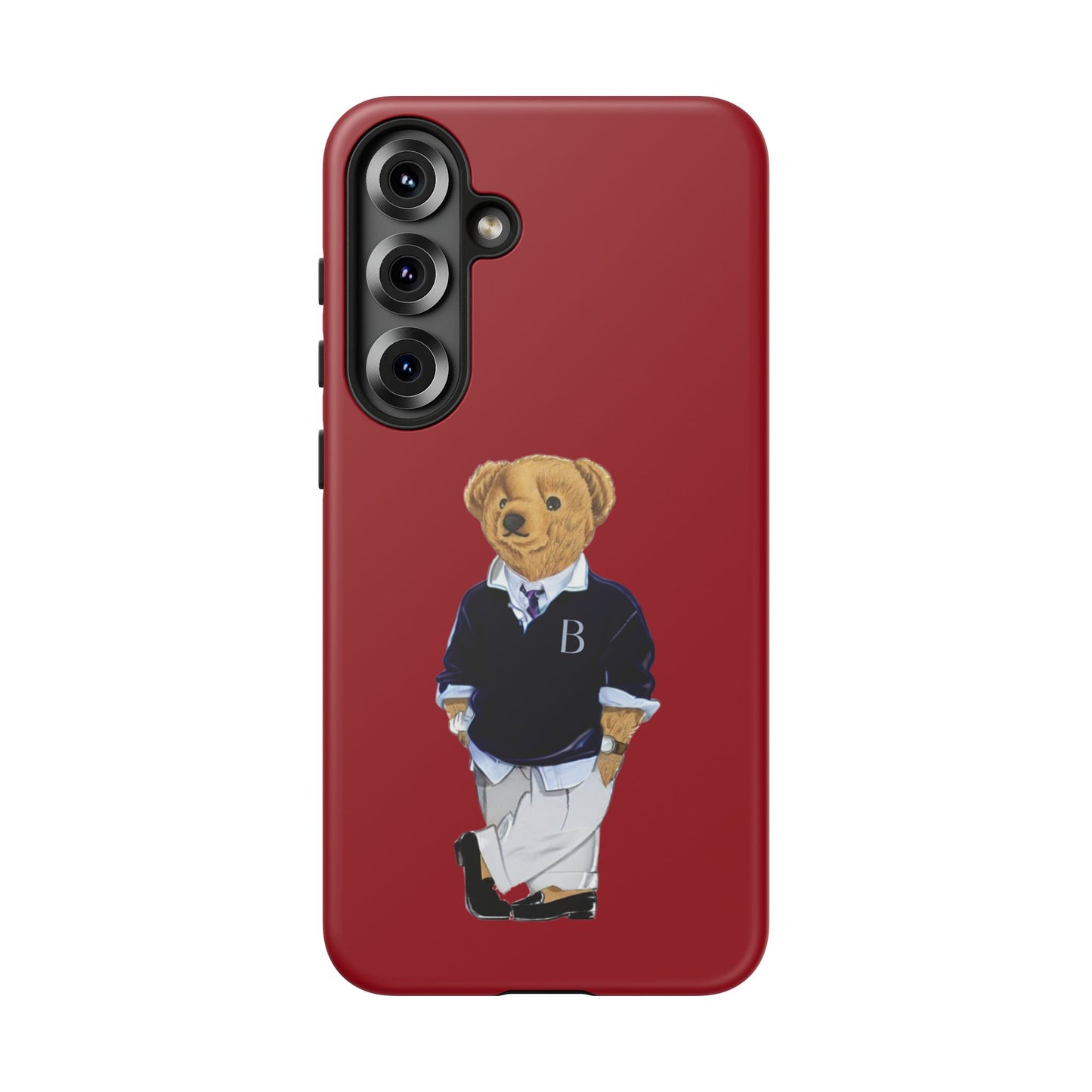 Red Bear Though Phone Case