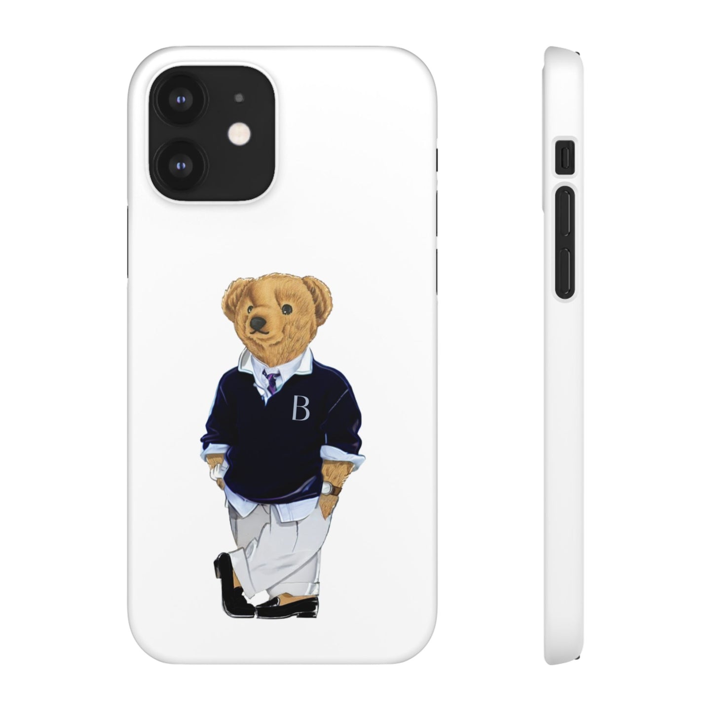 White Bear Snap Case – Bold & Stylish