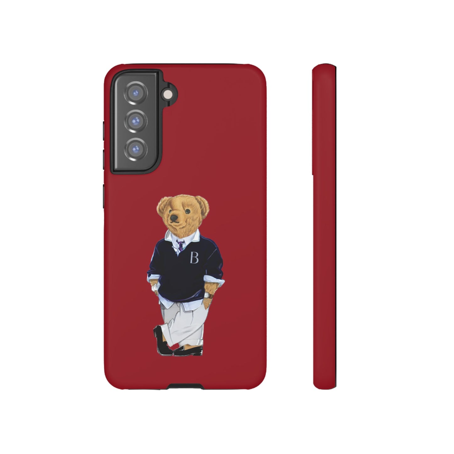 Red Bear Though Phone Case