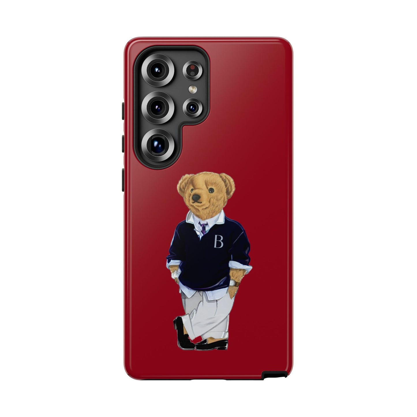 Red Bear Though Phone Case