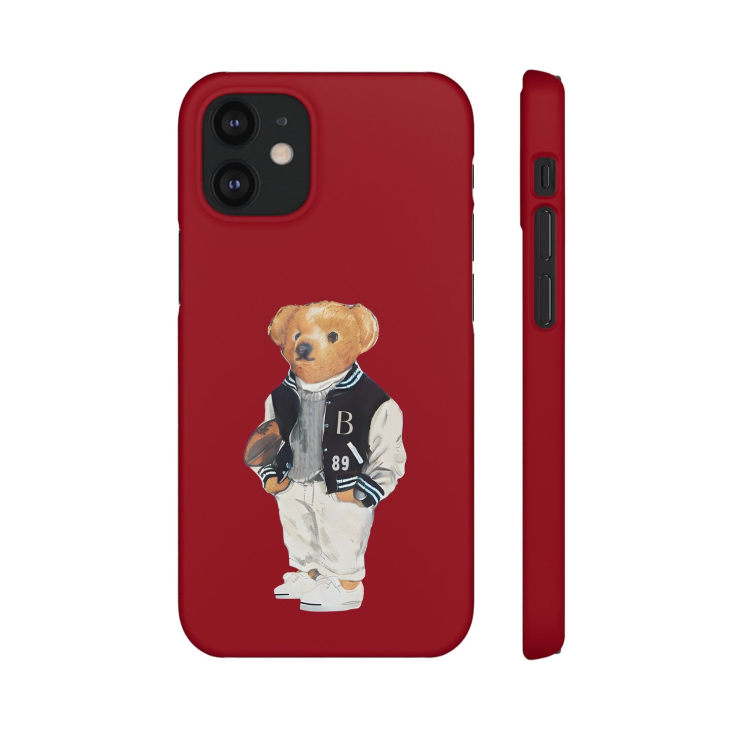 Red Bear Snap Case – Bold & Stylish