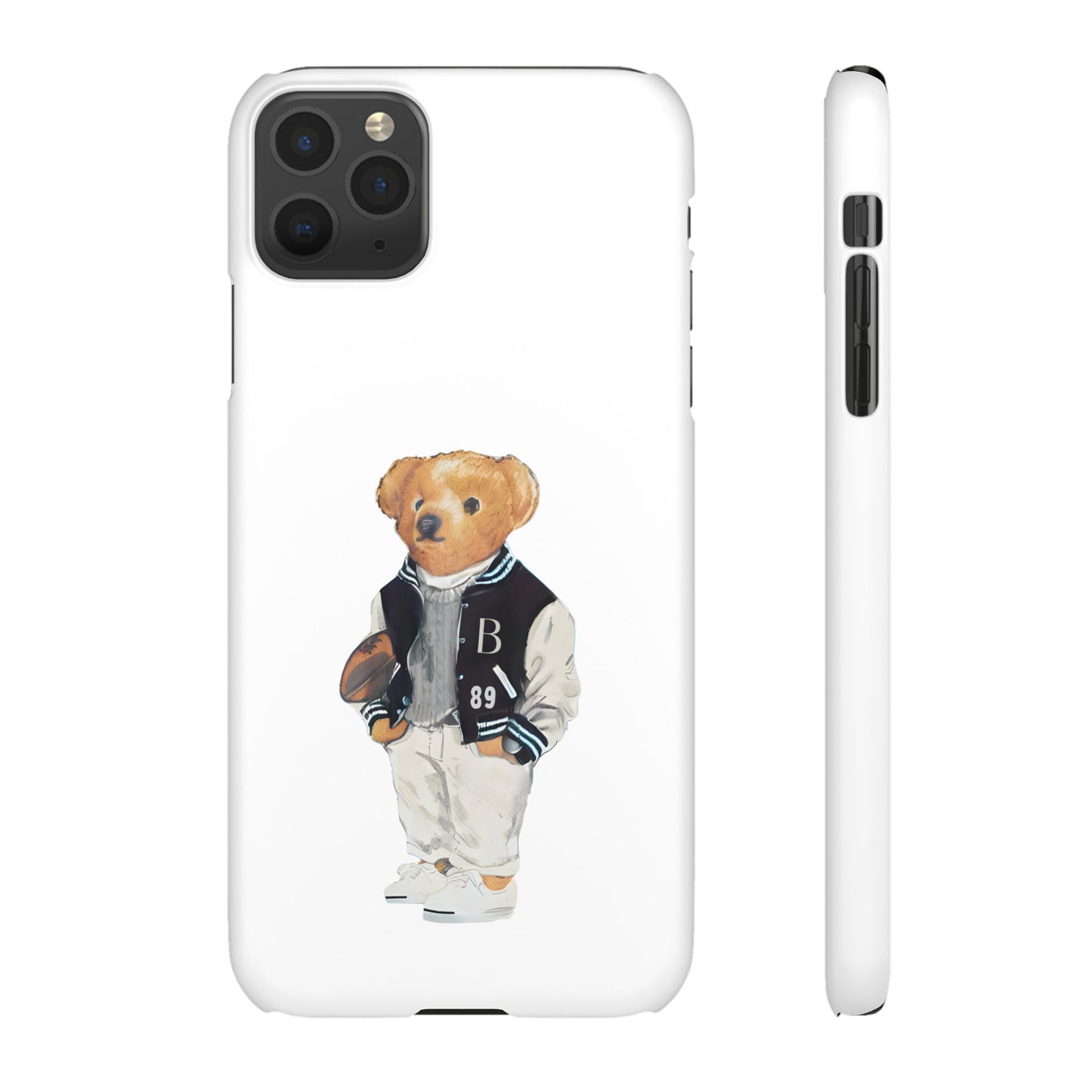 White Bear Snap Case – Bold & Stylish