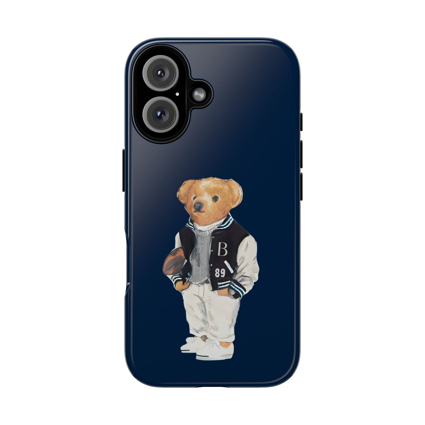 Dark Blue Tough Bear Phone Case