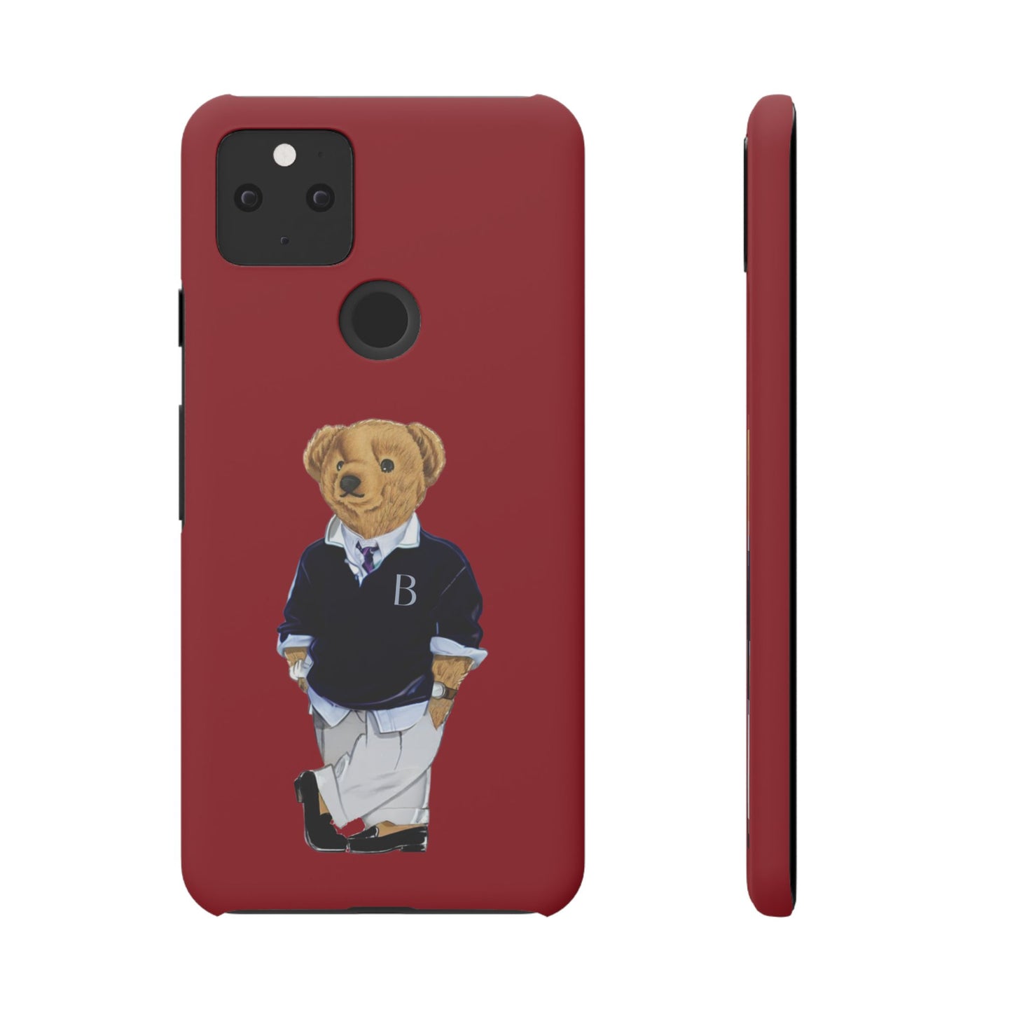 Red Bear Snap Case – Bold & Stylish