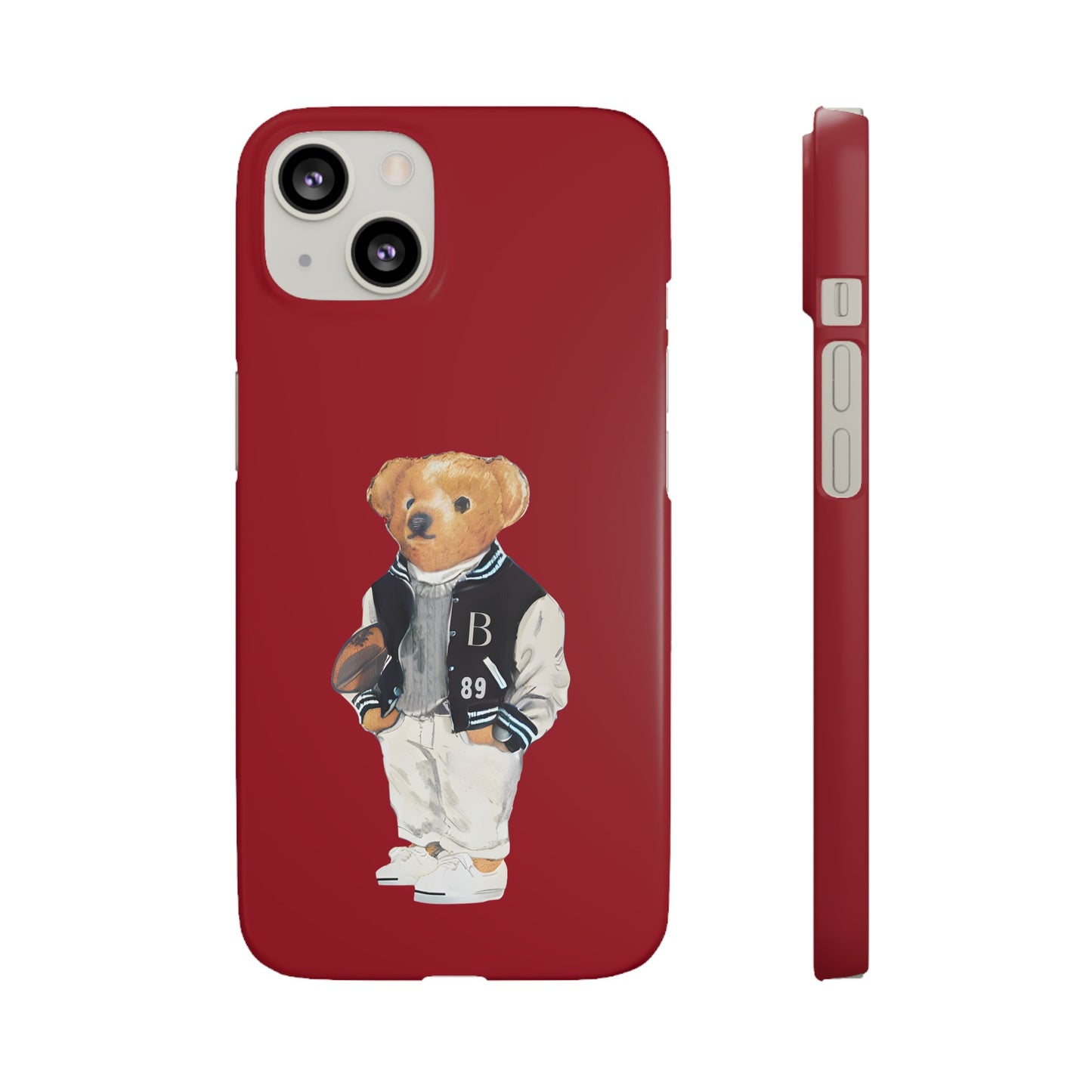 Red Bear Snap Case – Bold & Stylish