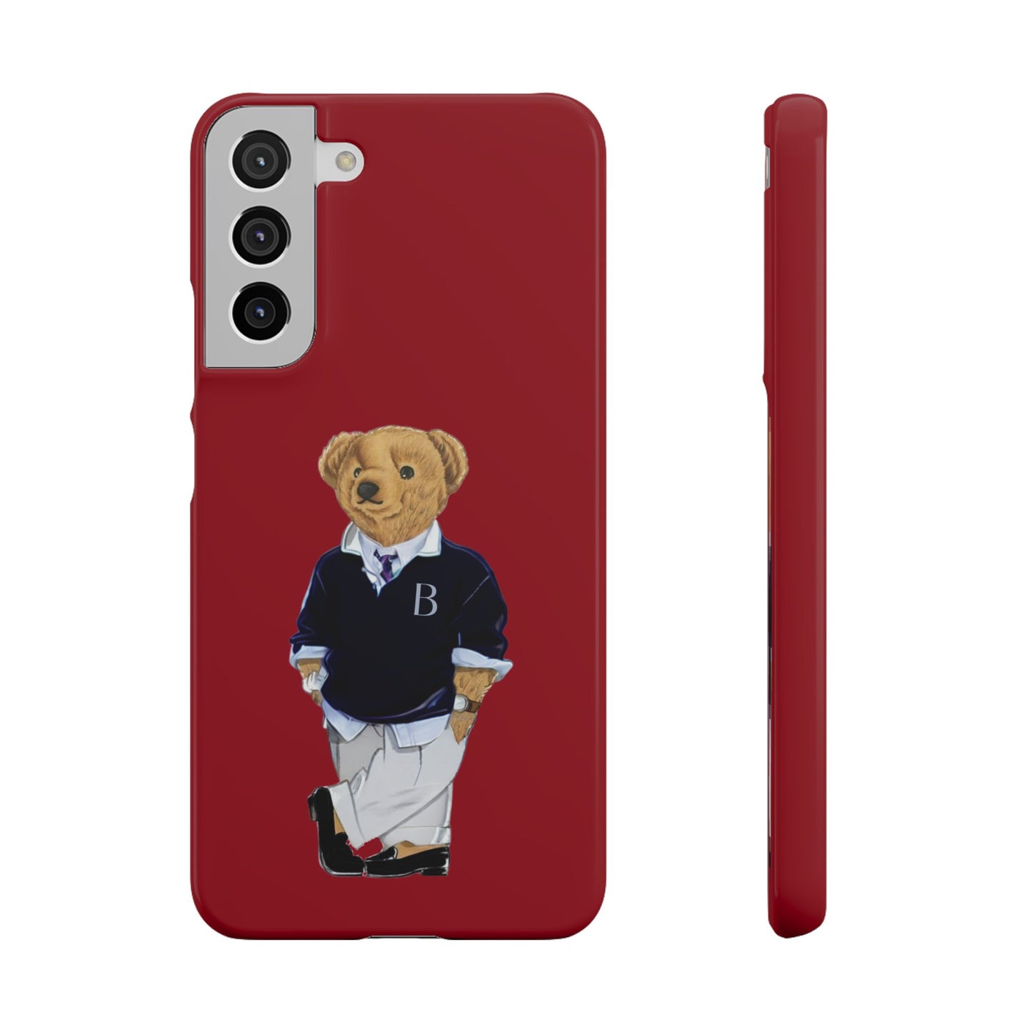 Red Bear Snap Case – Bold & Stylish