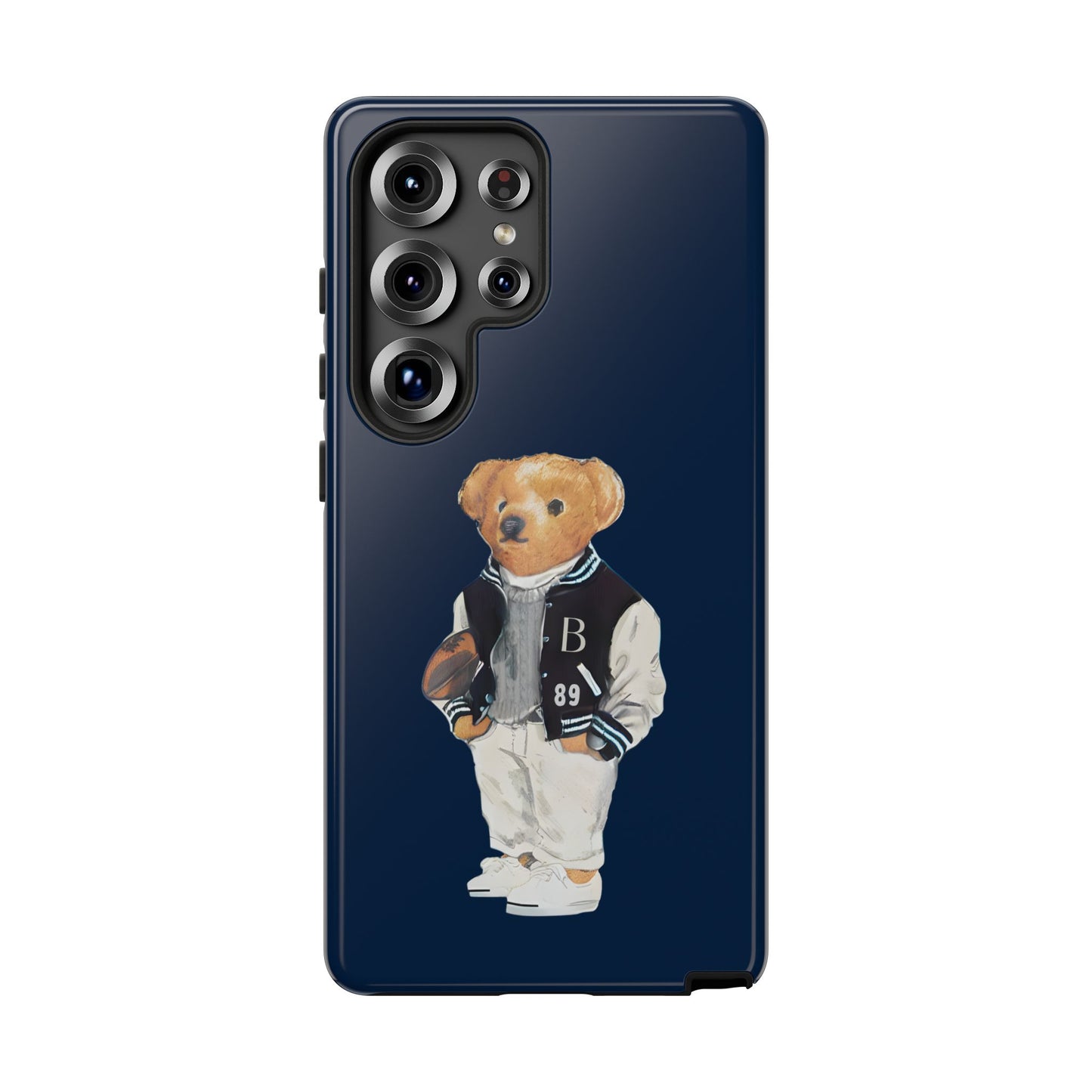 Dark Blue Tough Bear Phone Case