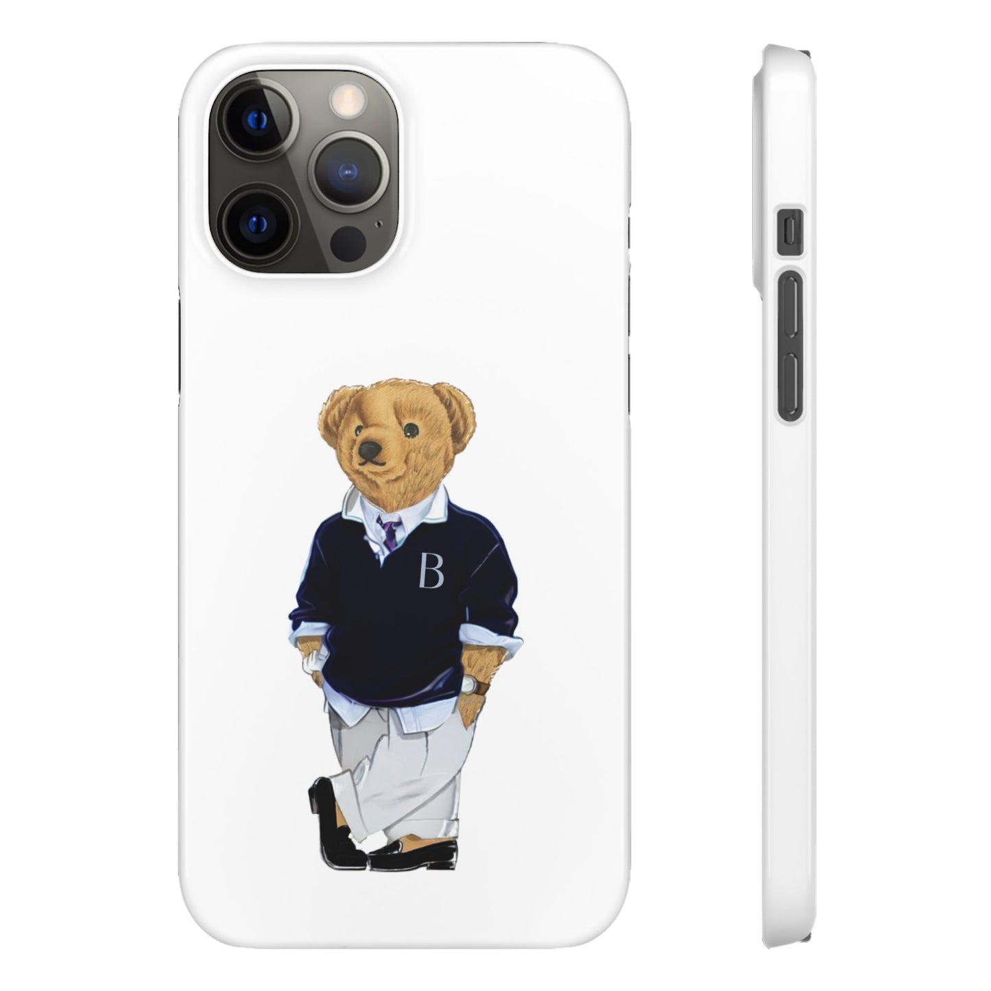 White Bear Snap Case – Bold & Stylish