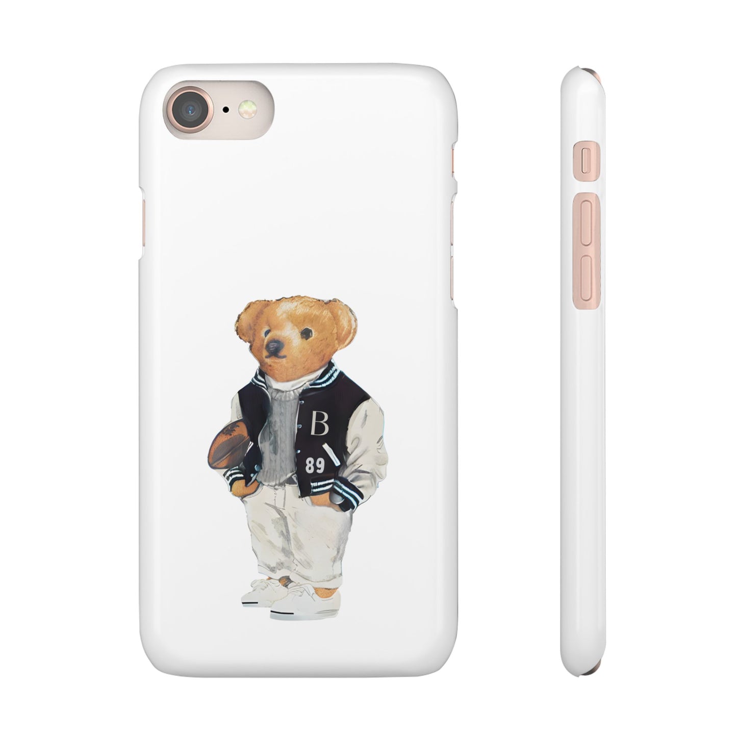 White Bear Snap Case – Bold & Stylish