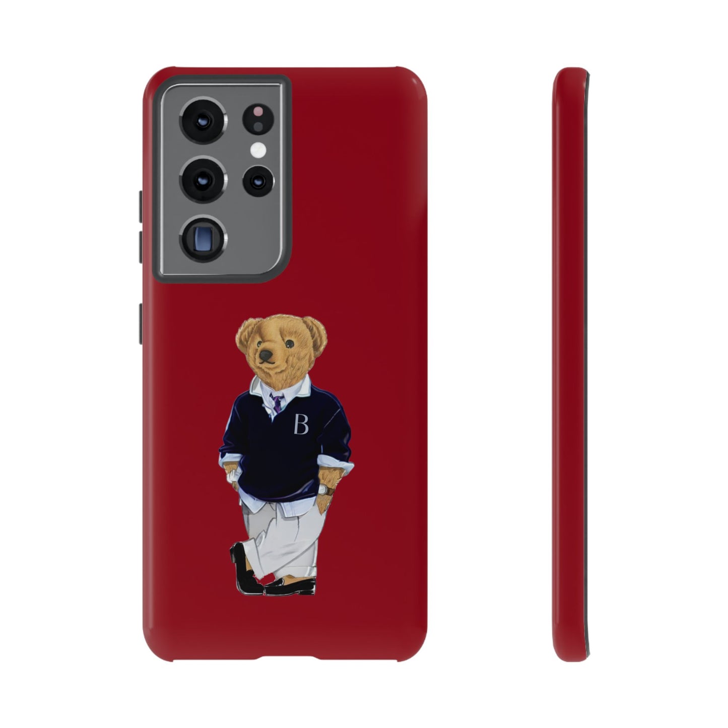 Red Bear Though Phone Case