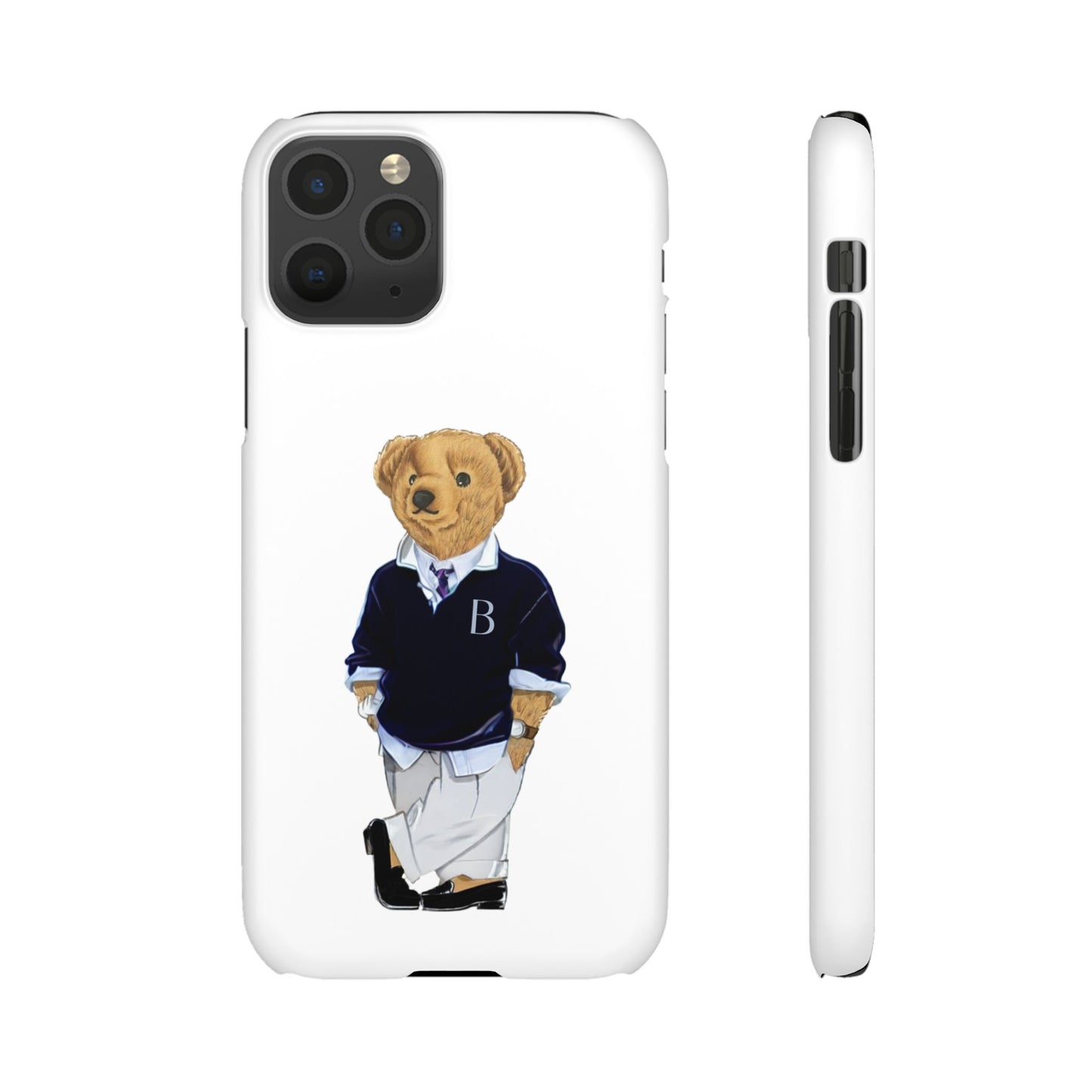 White Bear Snap Case – Bold & Stylish