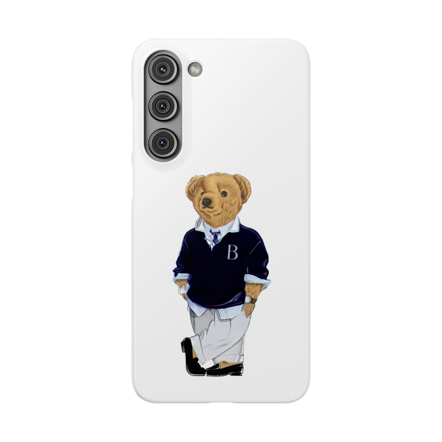 White Bear Snap Case – Bold & Stylish