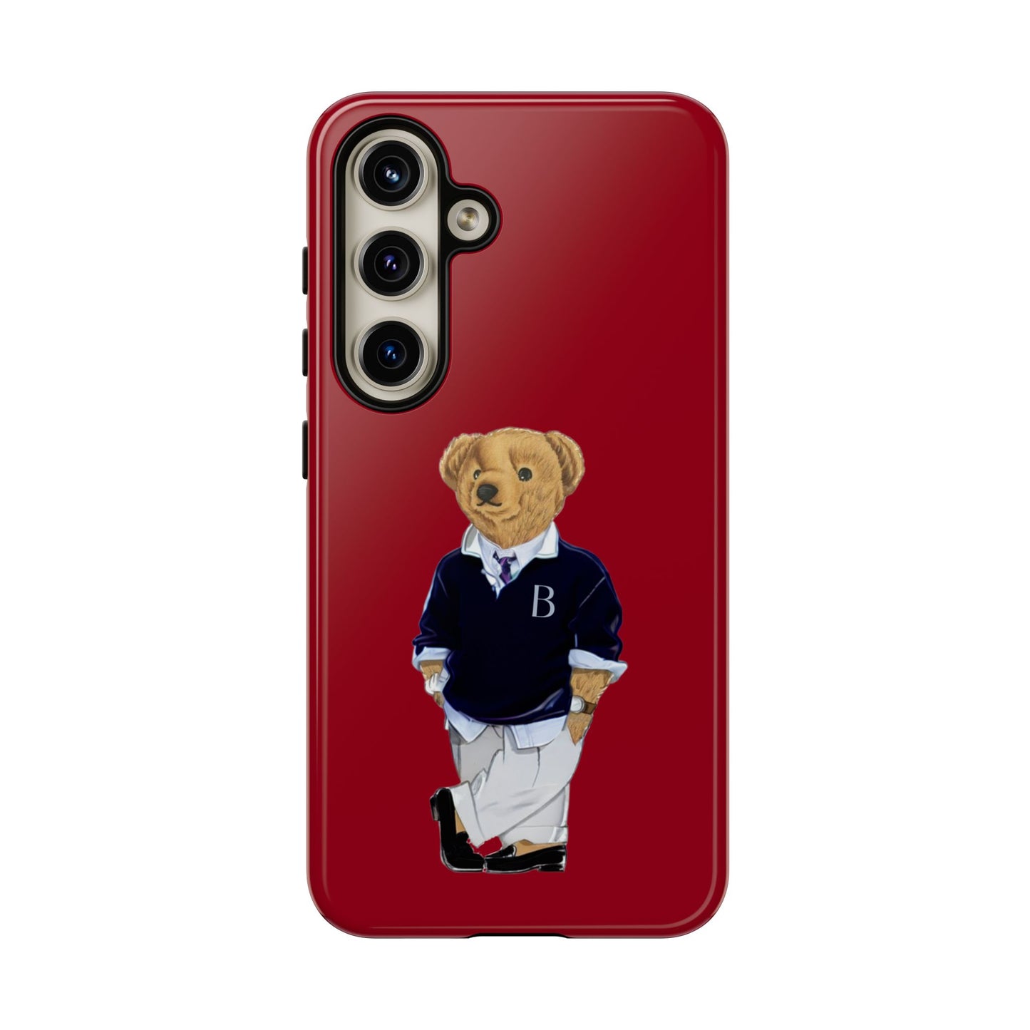 Red Bear Though Phone Case